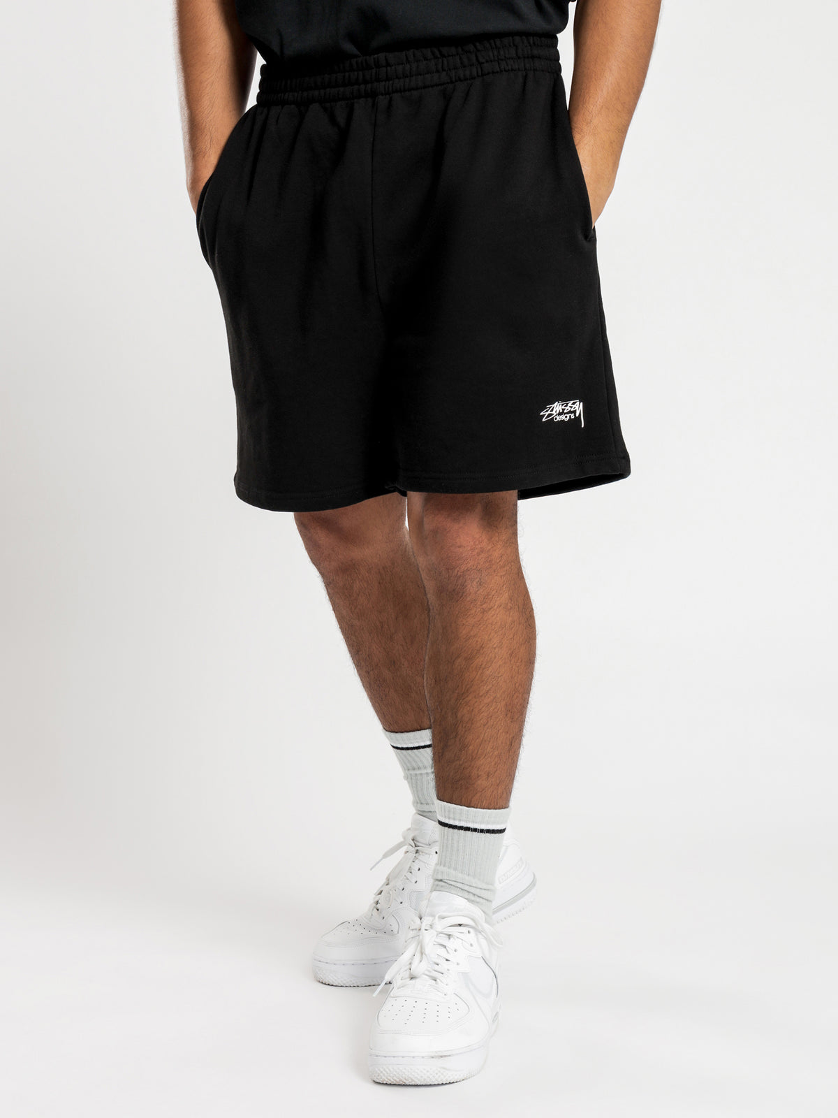 Designs Terry Shorts in Black