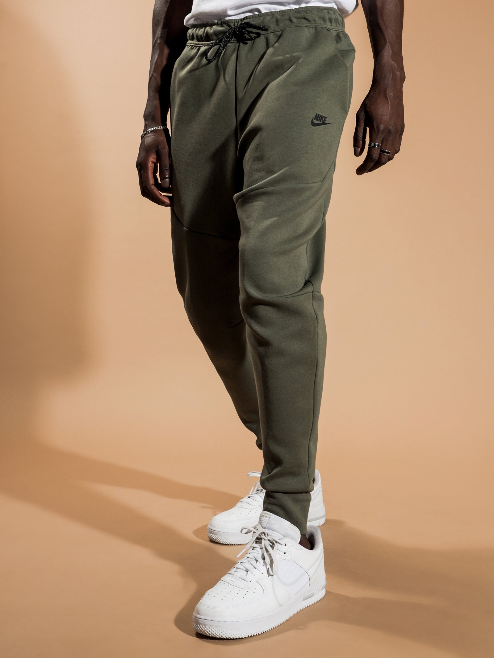Nike Tech Fleece Jogger Pants Khaki Glue Store - Main Image