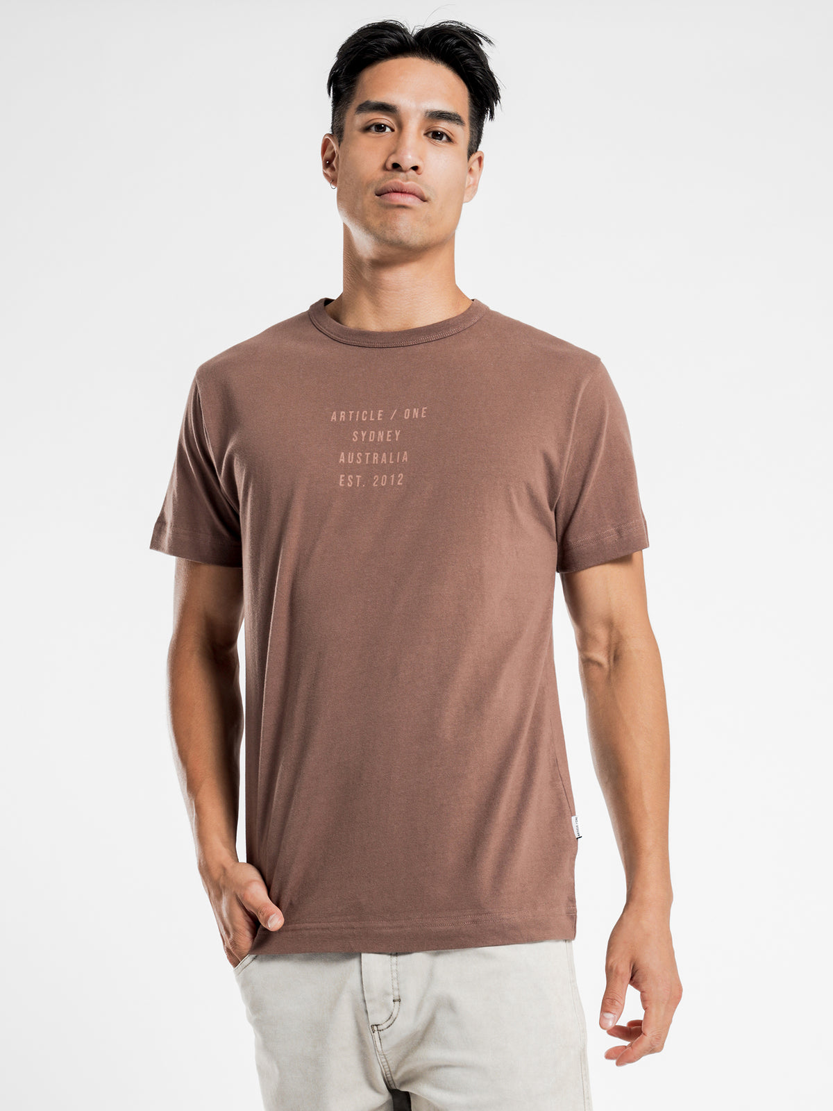 Shift Logo T-Shirt in Brown