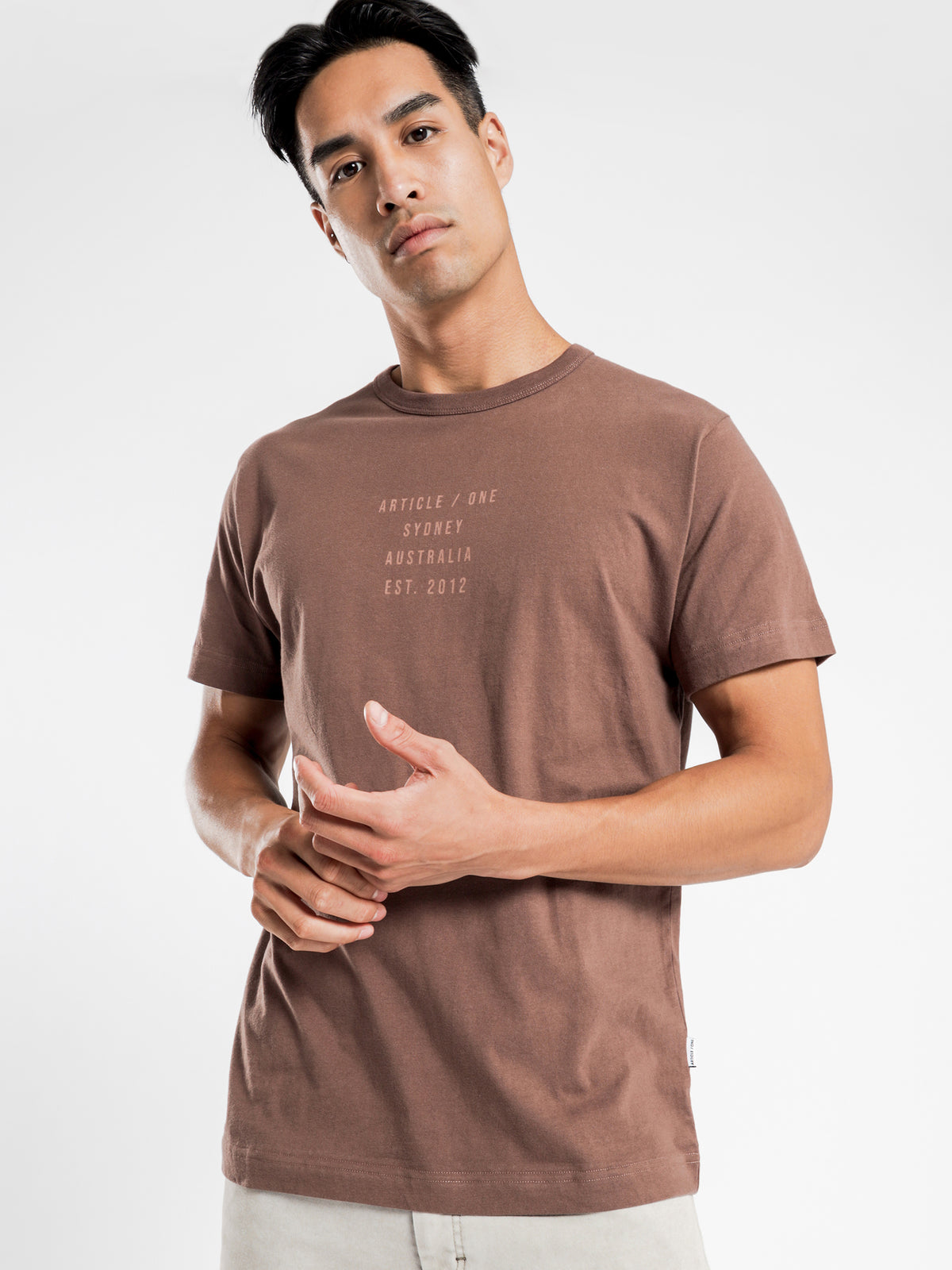 Shift Logo T-Shirt in Brown