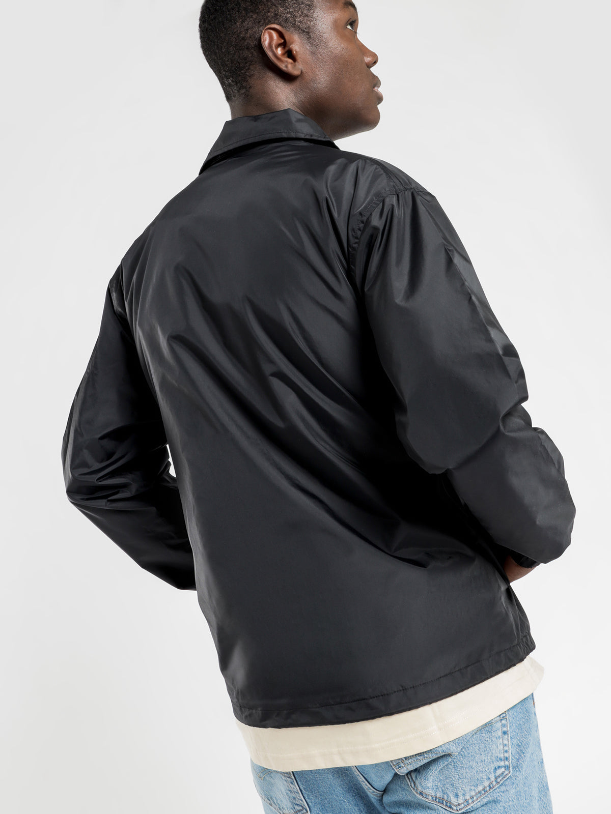 Carhartt Wip Script Coach Jacket | Black