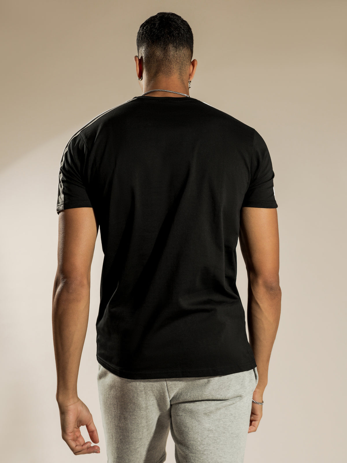 Carcano T-Shirt in Black &amp; Grey