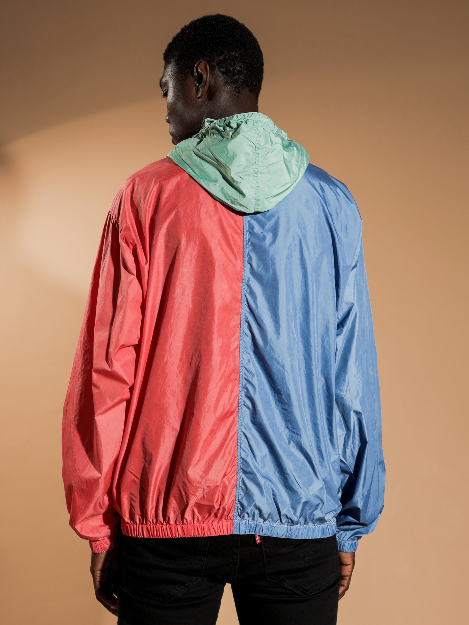 Paneled Hoodie Windbreaker