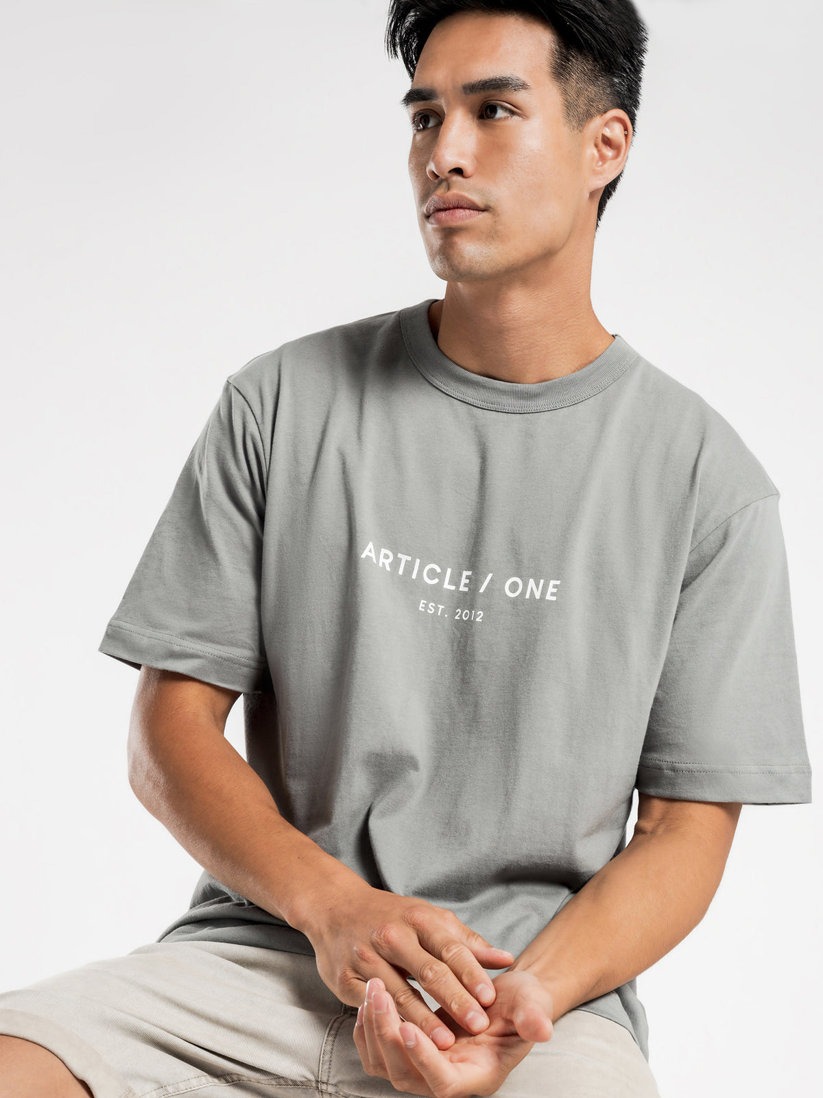 Classic Logo Loose T-Shirt in Agrave