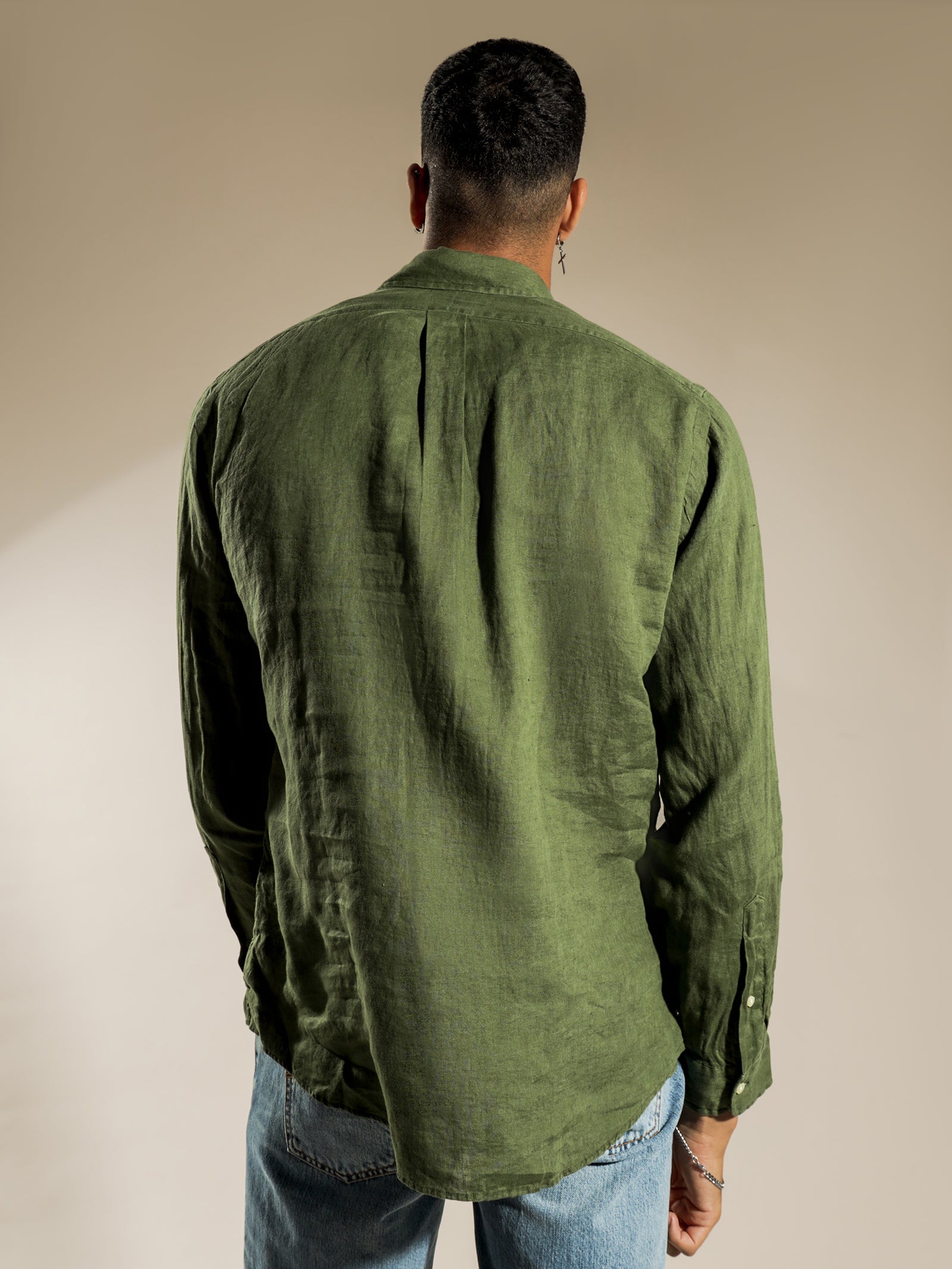 M Classics Long Sleeve Linen T-Shirt