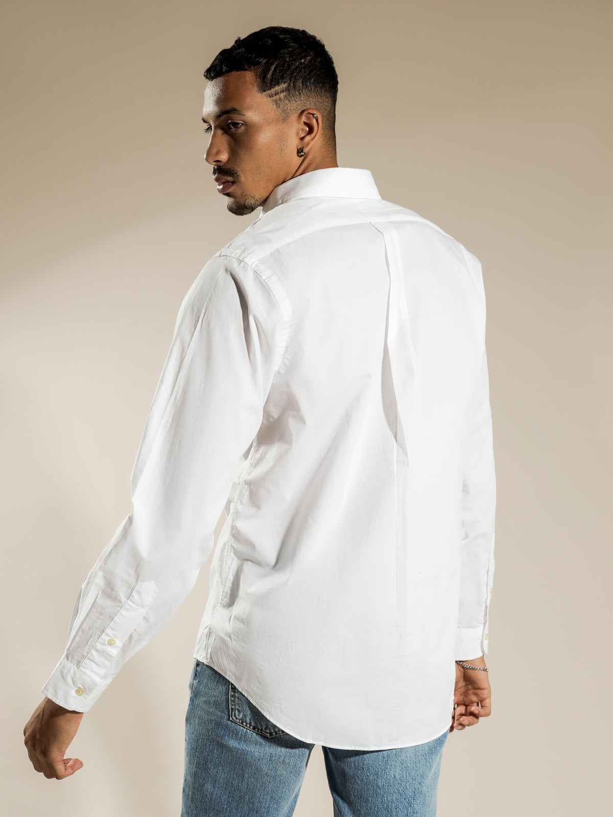 Custom Fit Shirt in White