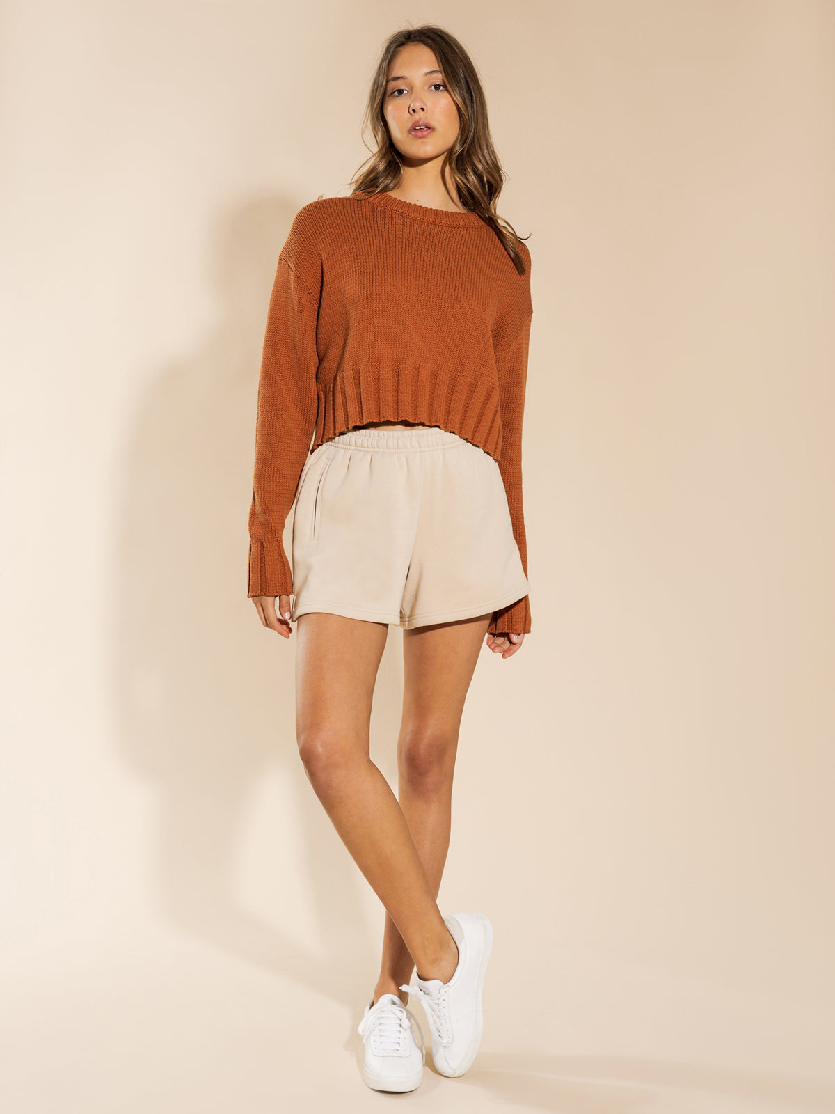 Rory Knit Jumper in Brick