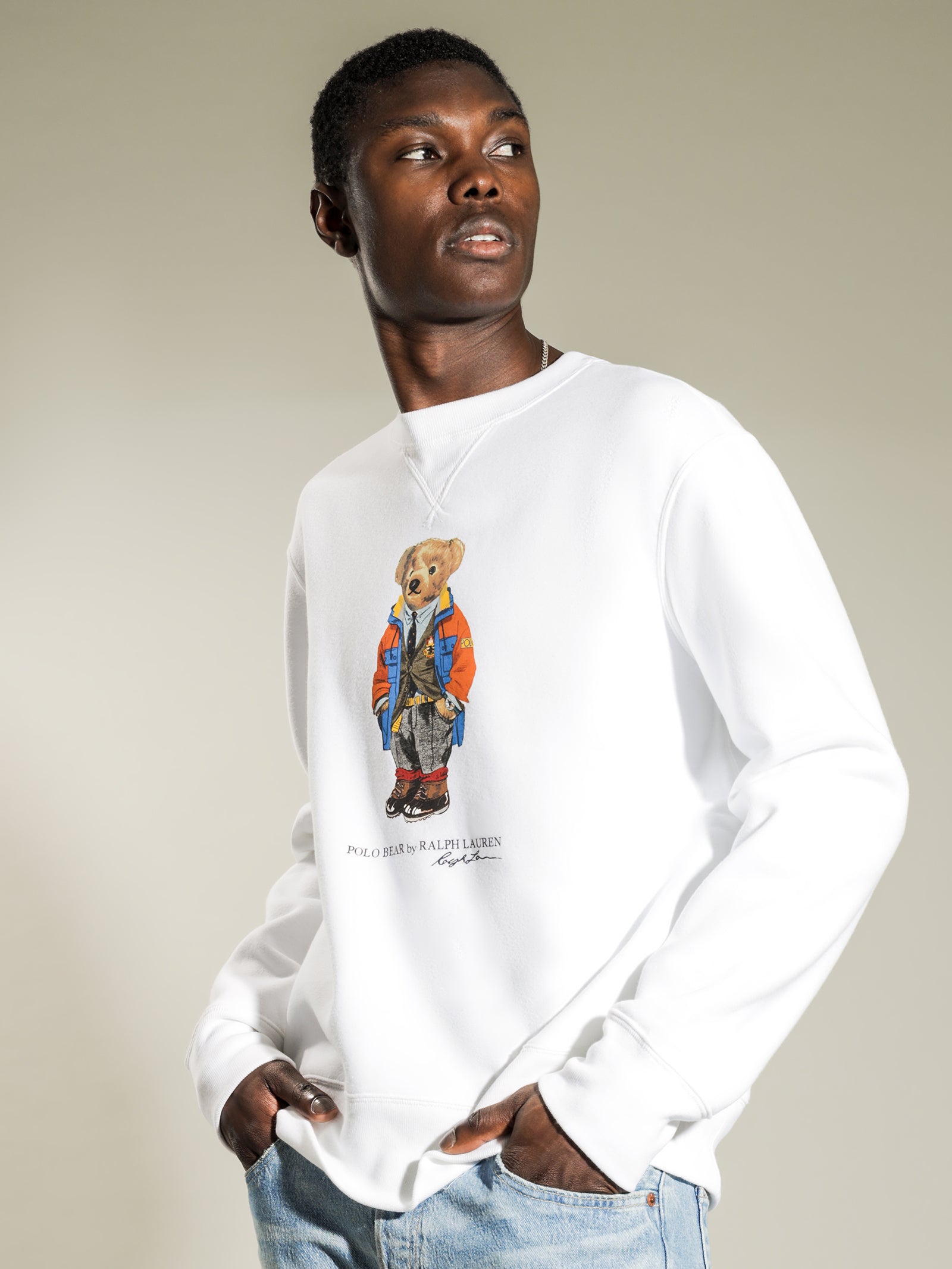 Polo Bear Crew Jumper - Main Image