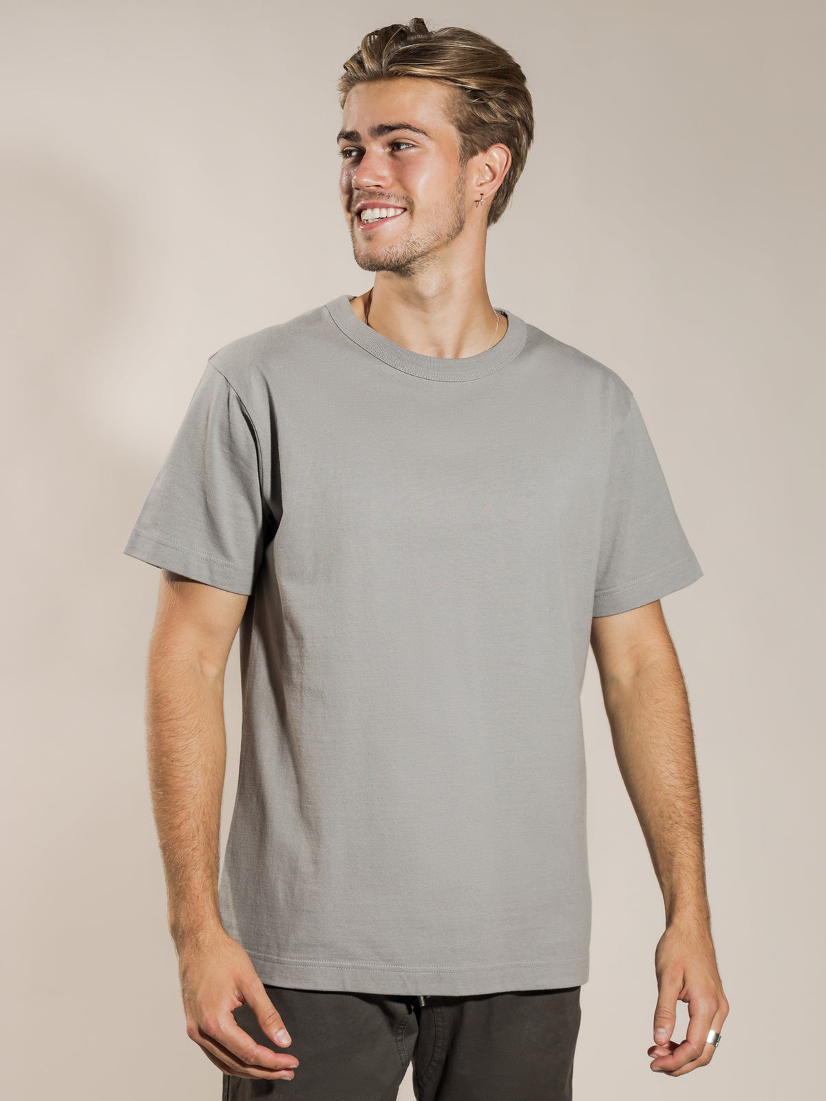 Heavyweight T-Shirt in Dove Grey