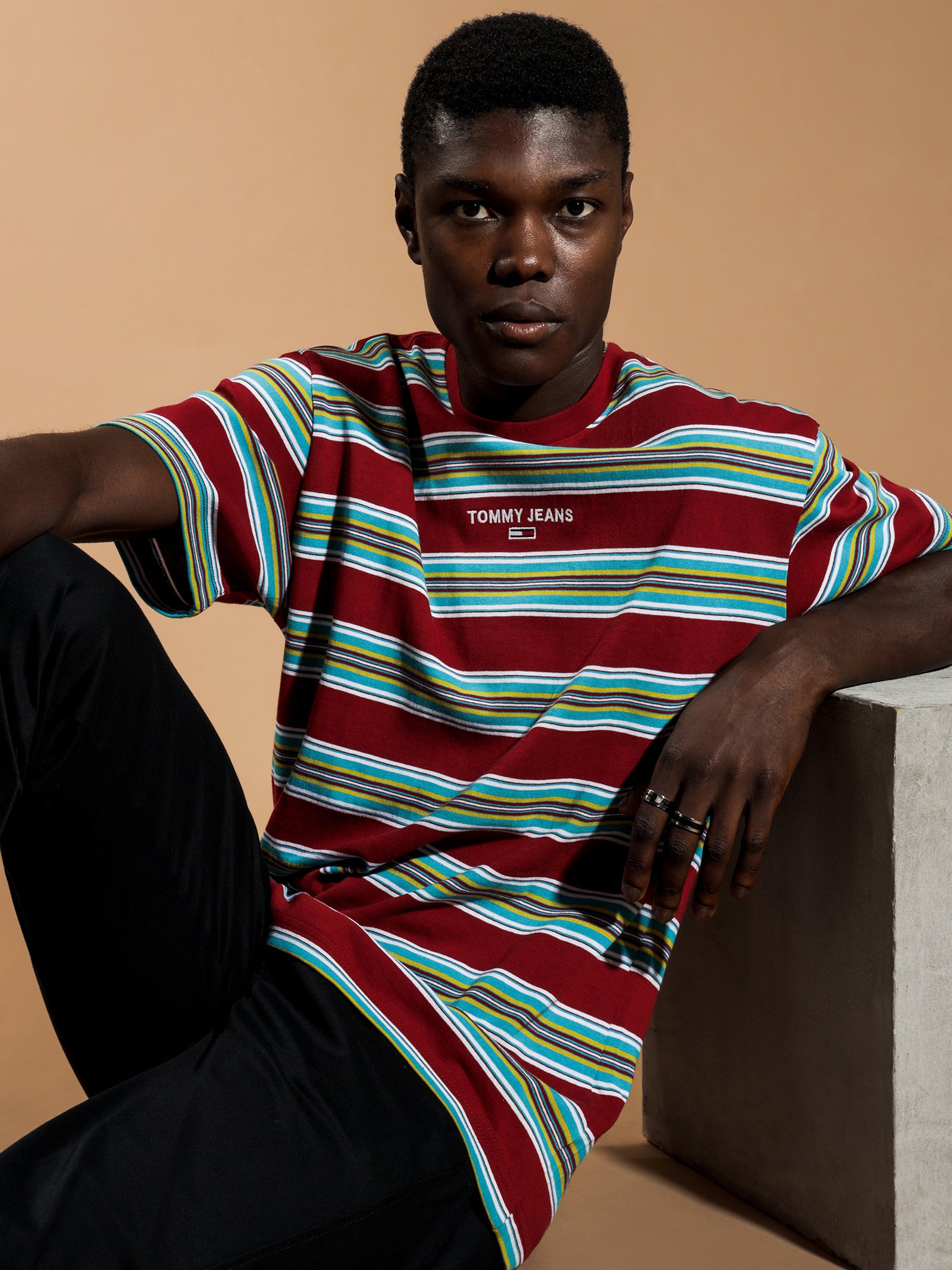 Stripe Layout T-Shirt