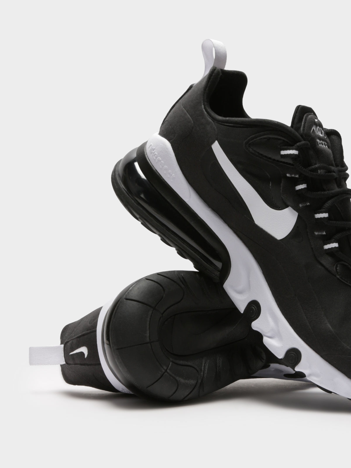 Air Max 270 React Sneakers in Black &amp; White