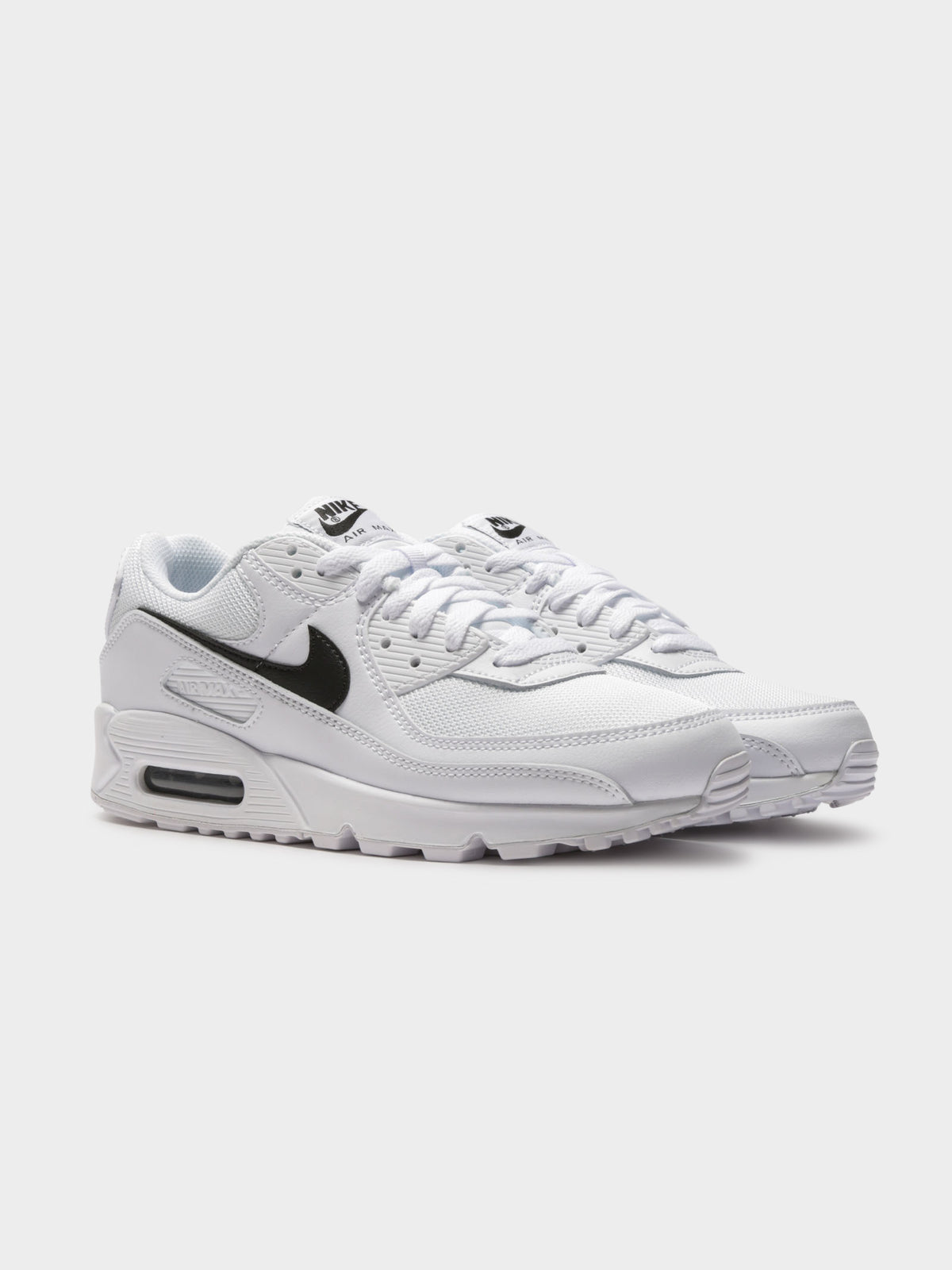 Womens Air Max 90 Sneakers in White &amp; Black