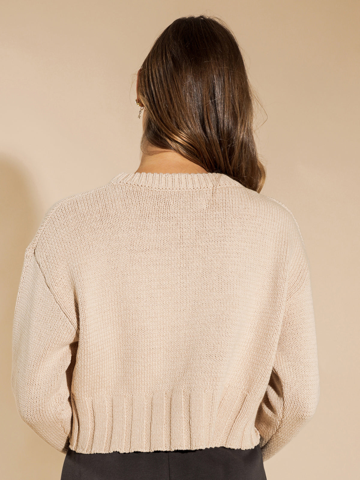Rory Knit Jumper in Almond