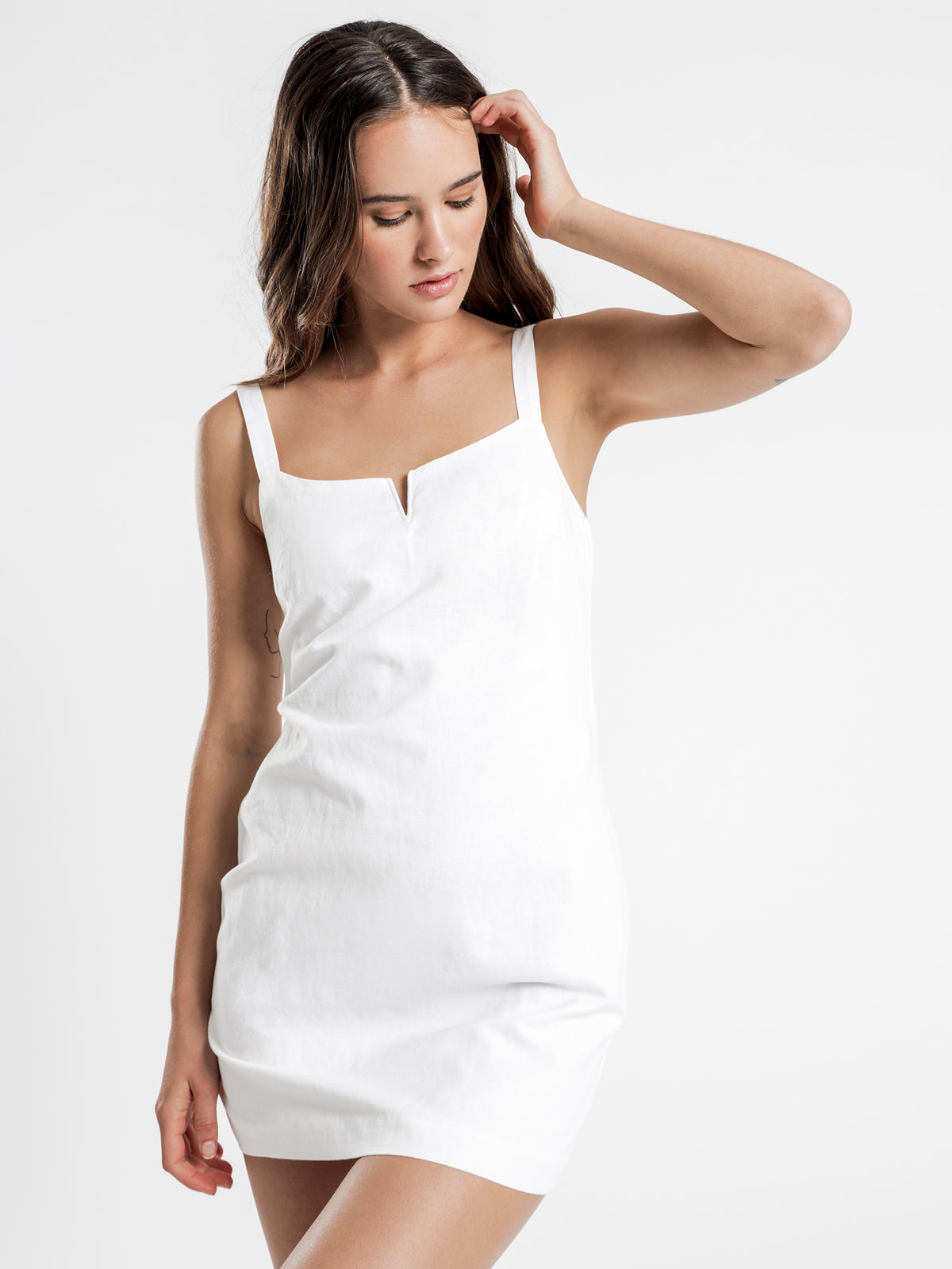 Miles Mini Dress in White