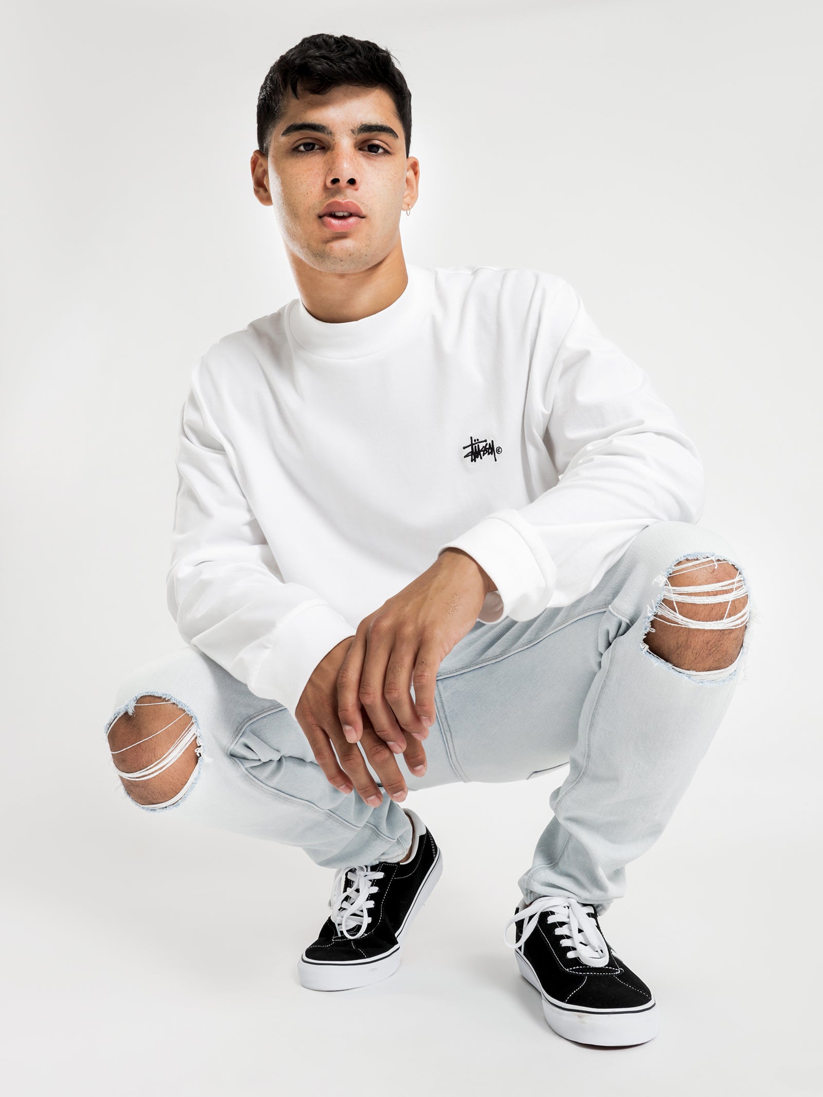 Mock Long Sleeve T-Shirt