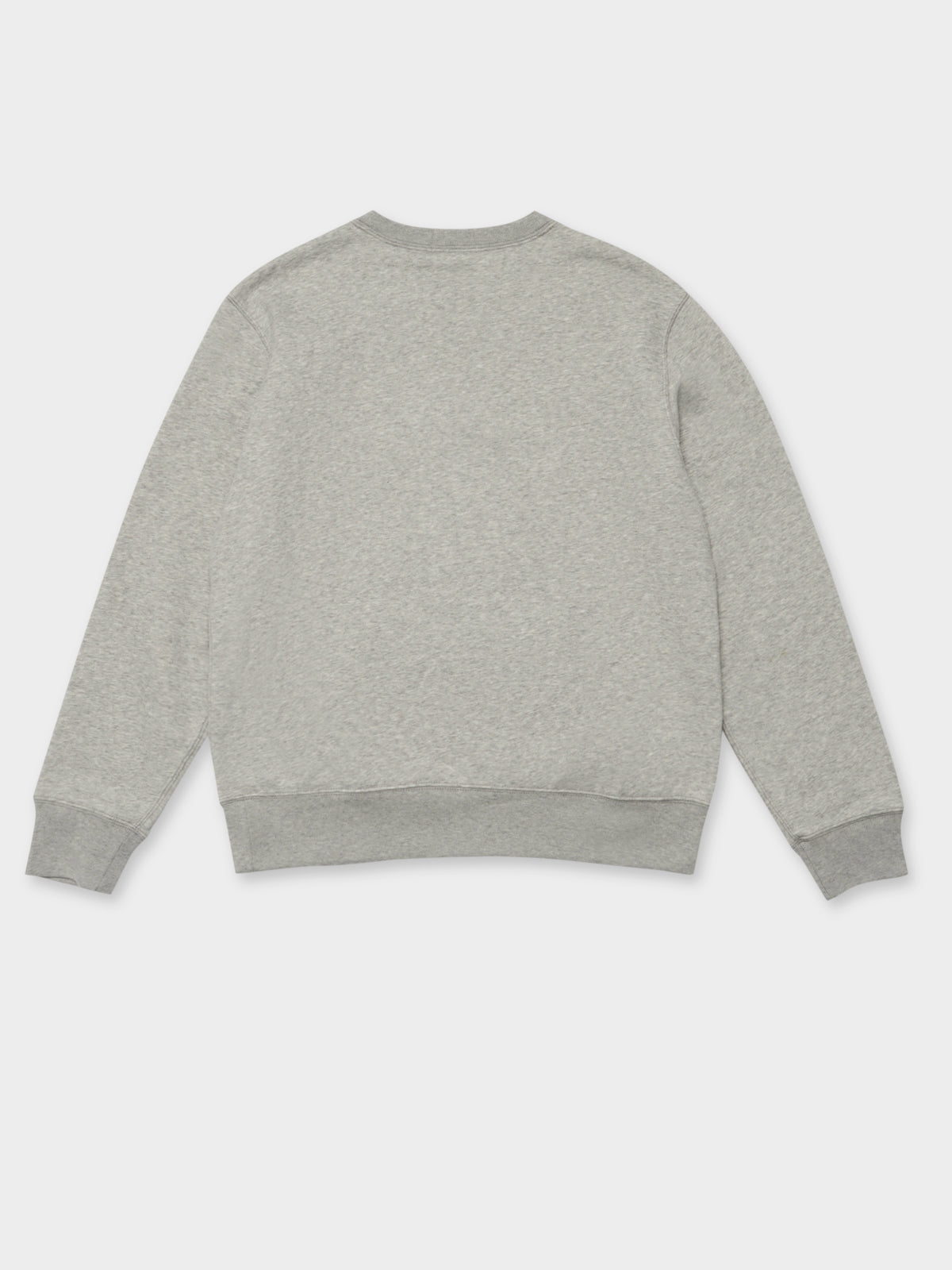 Preppy Bear Crew Sweater in Grey