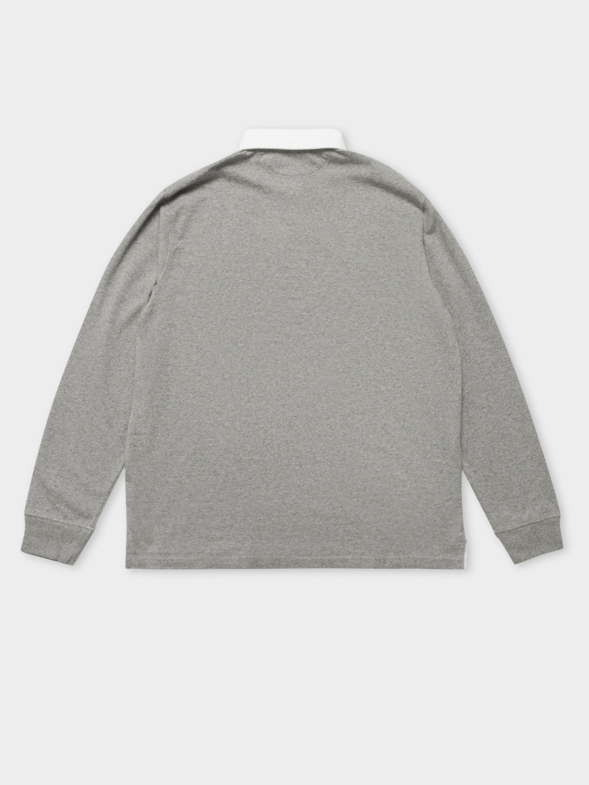 Long Sleeve Rugby Shirt in Grey