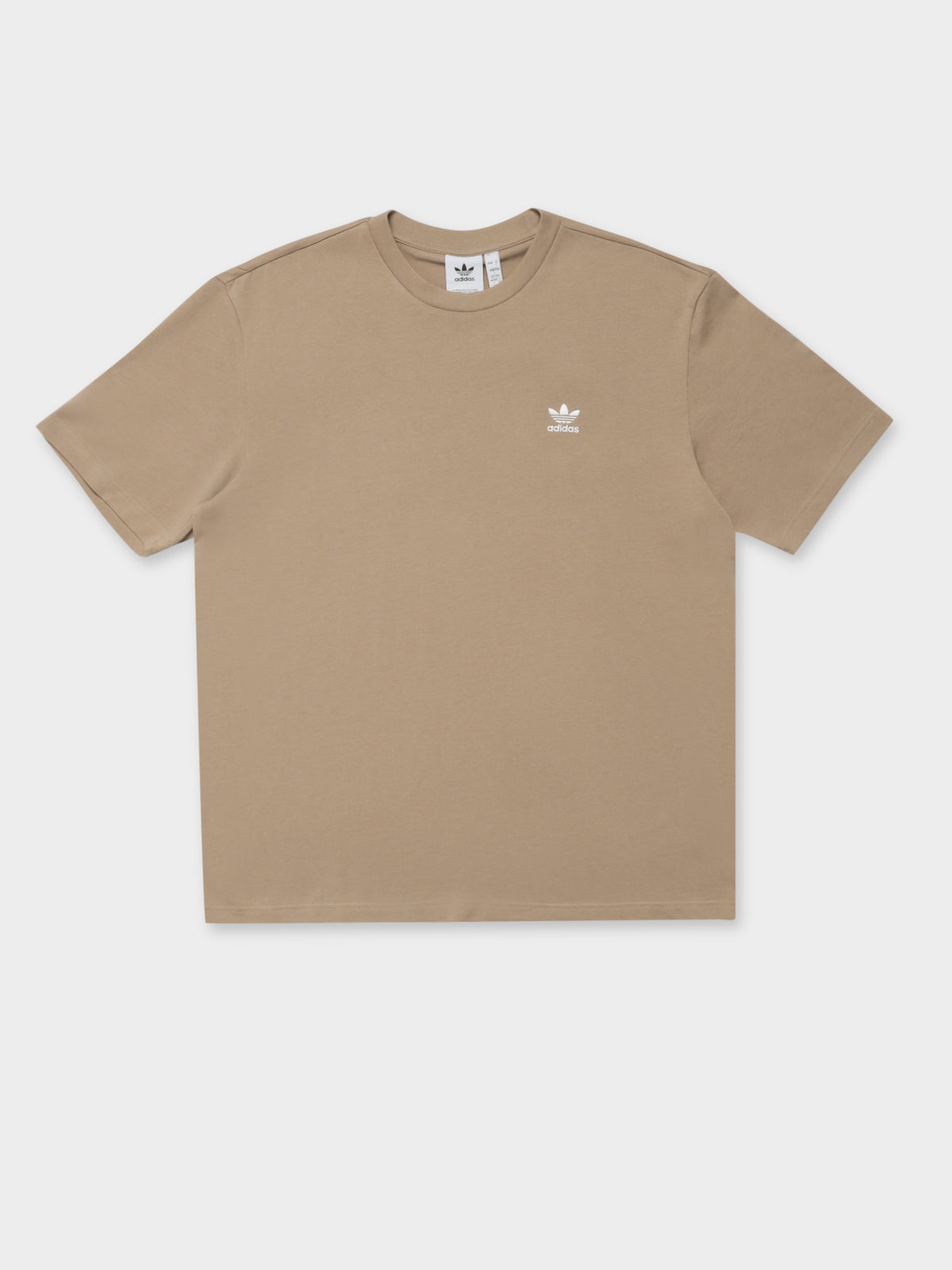 Trefoil Boxy T-Shirt in Tan