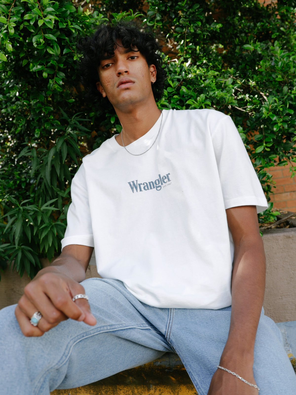 Wrangler Baggy Model T-Shirt in White
