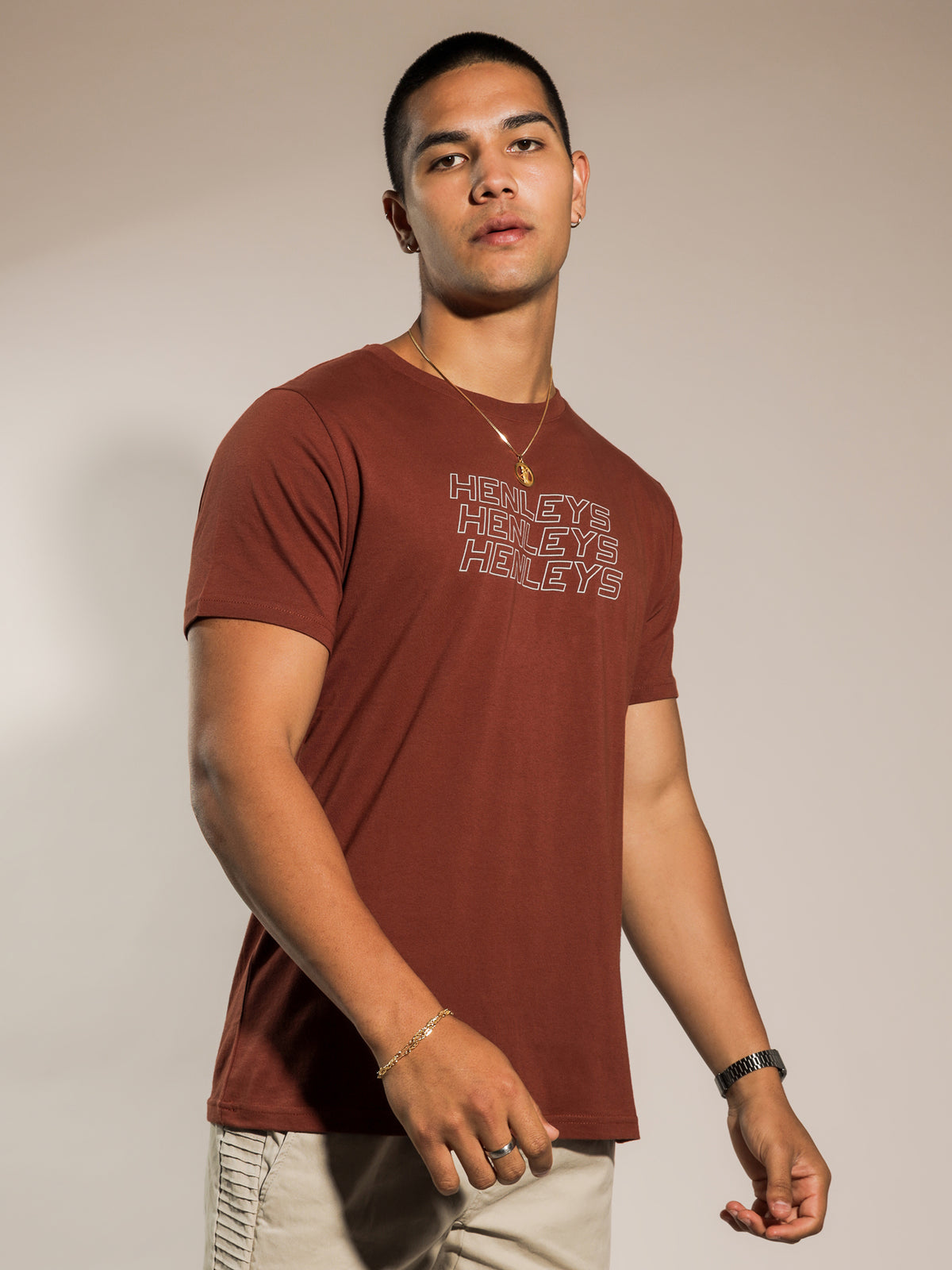 Valdez Reflective T-Shirt in Amber