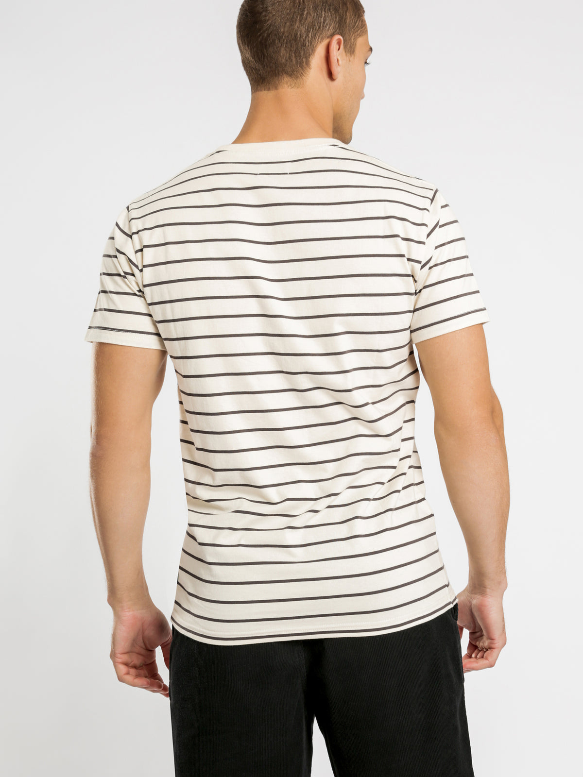 Casper Stripe T-Shirt in Stone