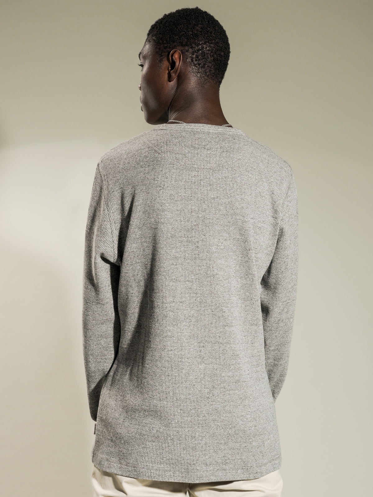 Article One Maison Waffle Crew | Grey Marle