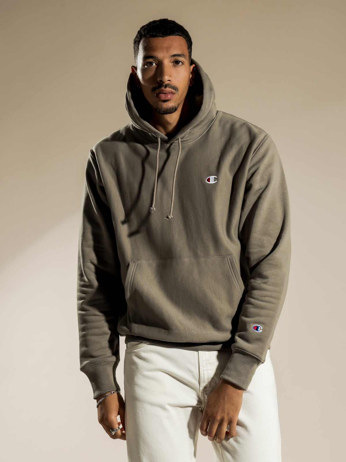 Reverse Weave Terry Hoodie in Gizmo