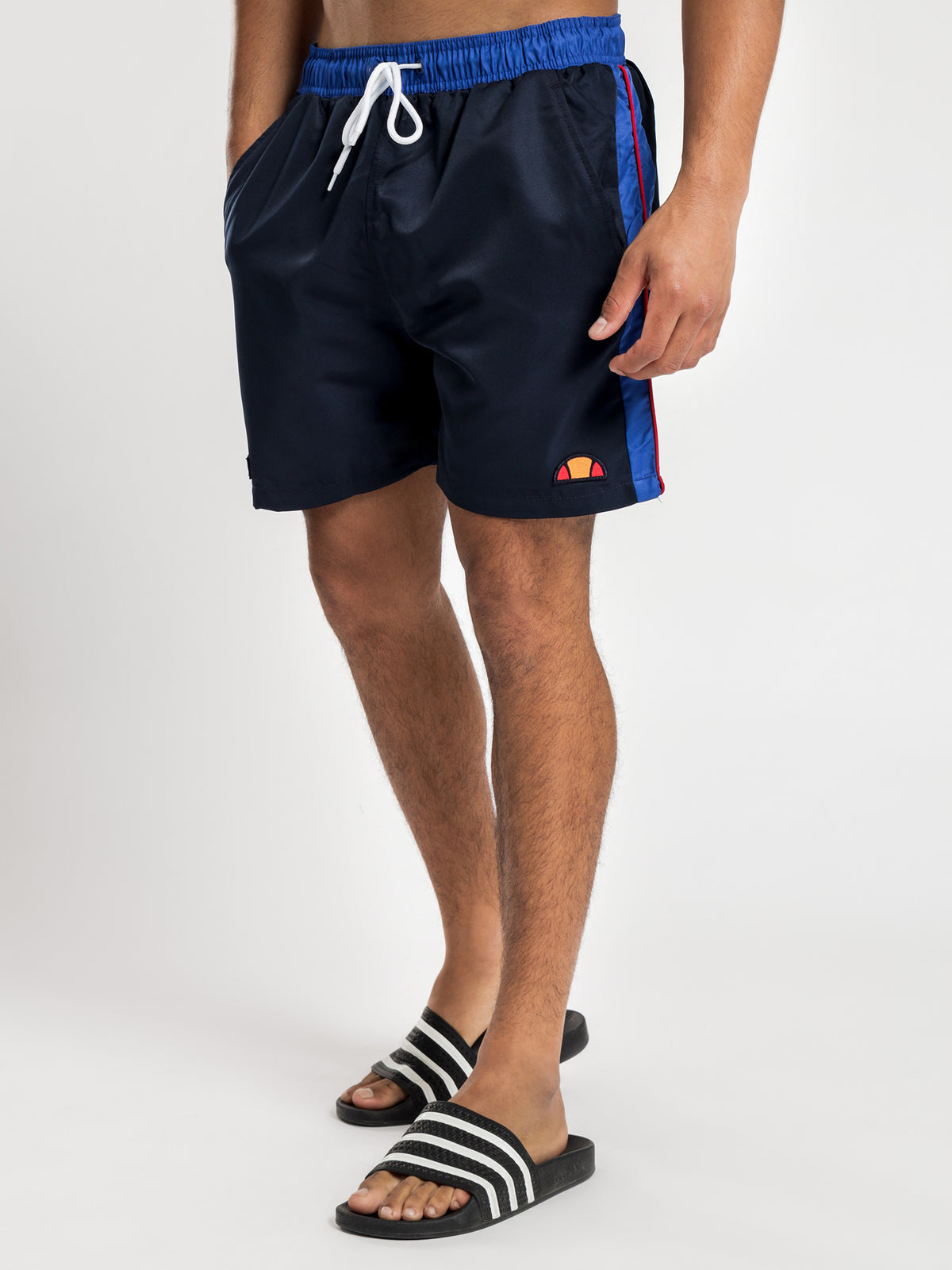 Genoa Swim Shorts in Navy Blue