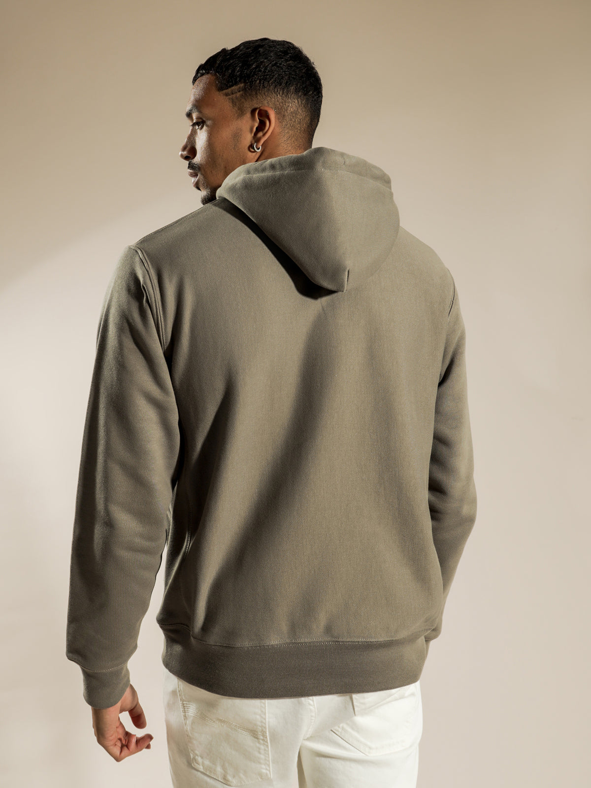 Reverse Weave Terry Hoodie in Gizmo