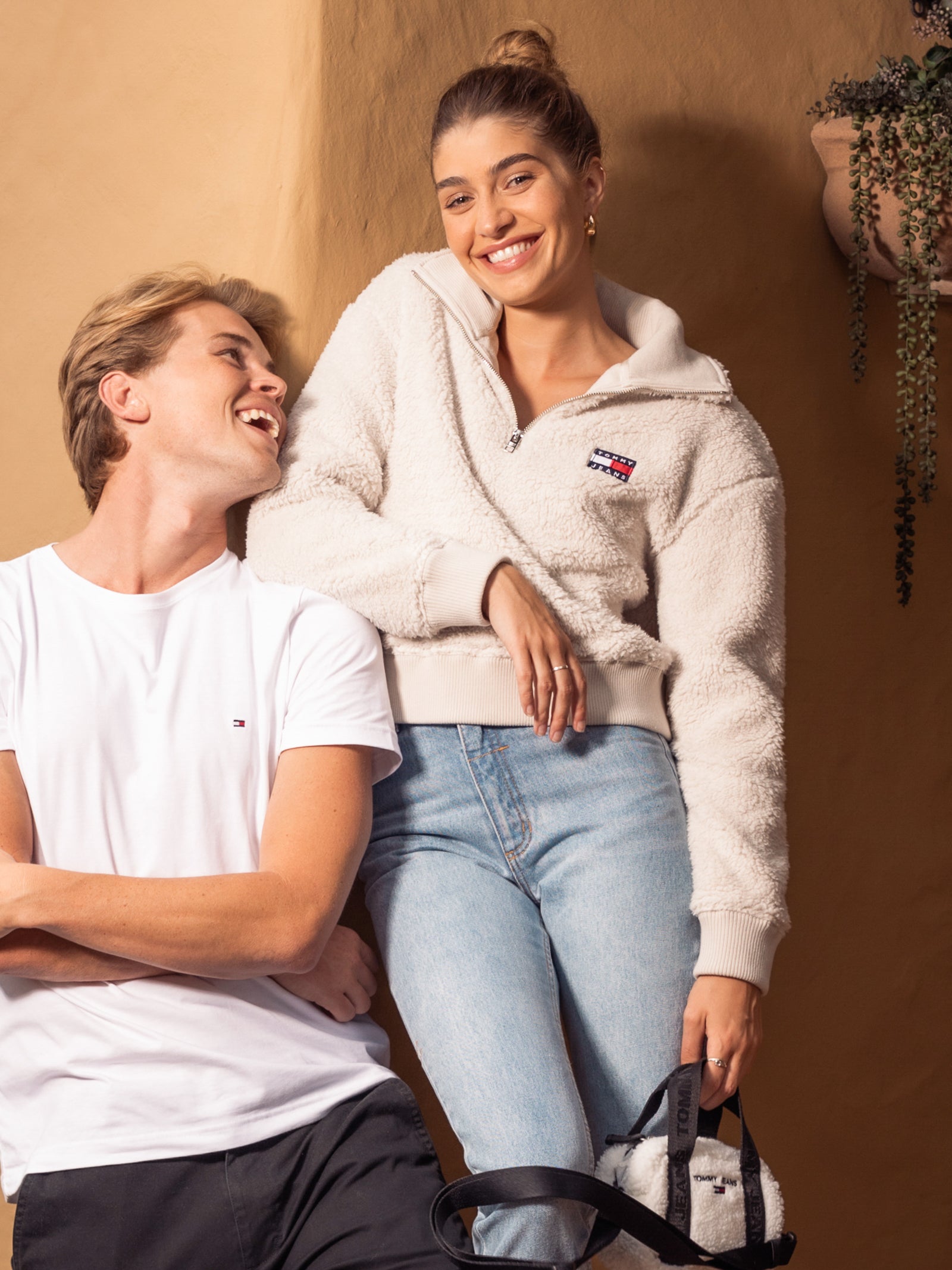 Boxy Plush Fleece Sweatshirt