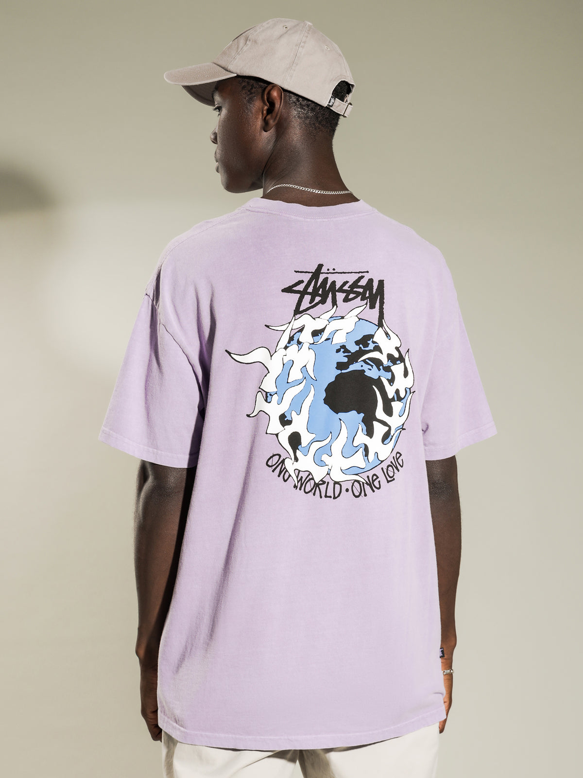 One World T-Shirt in Lilac