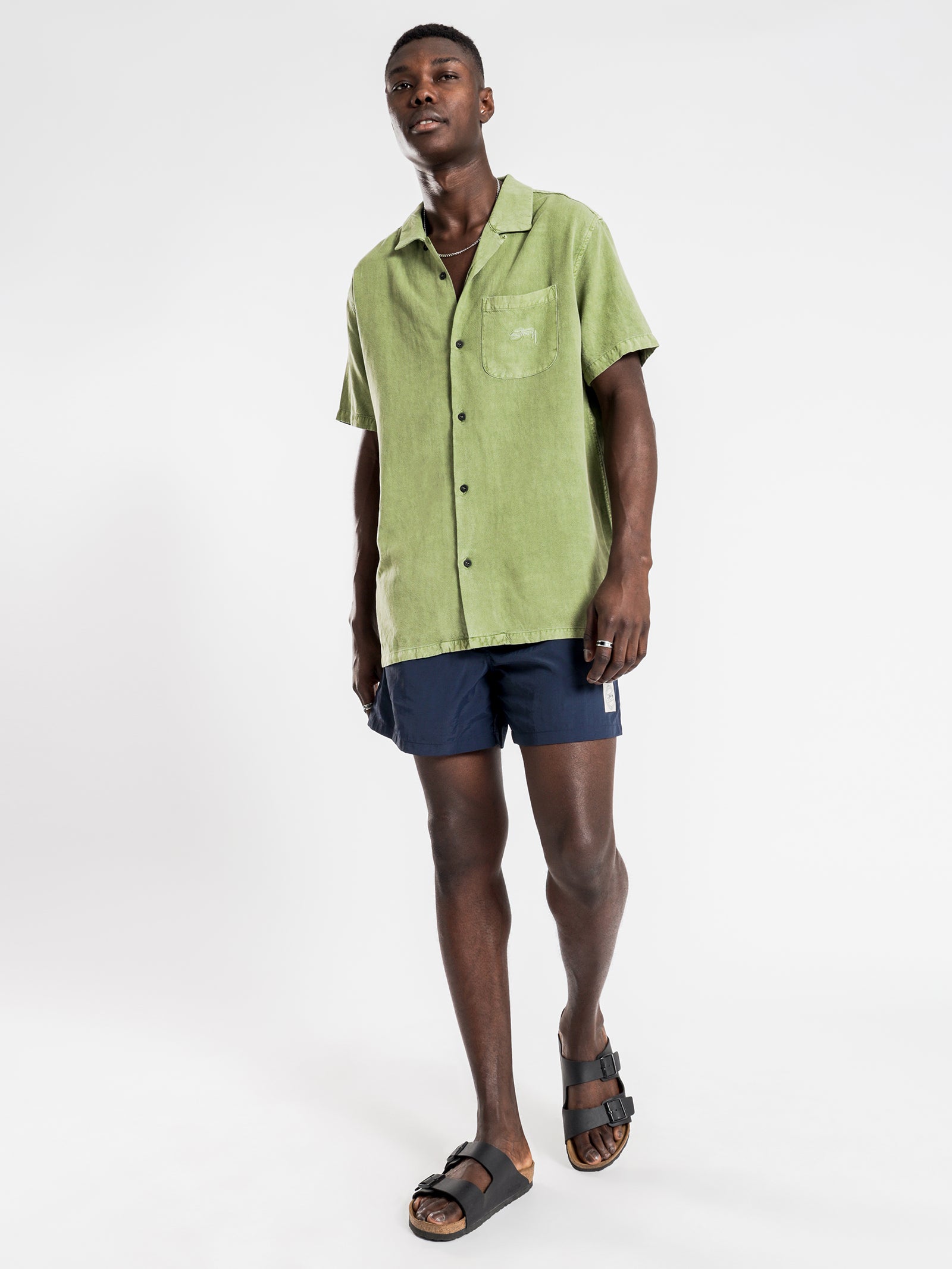 Pigment Linen Short Sleeve Shirt