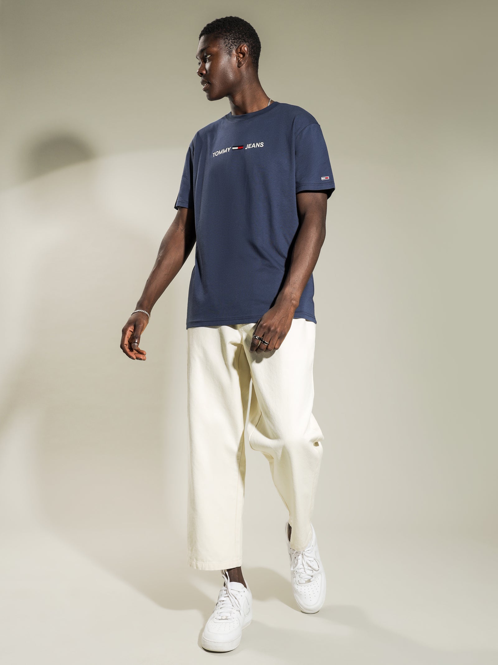 Logo Embroidered Organic Cotton T-Shirt