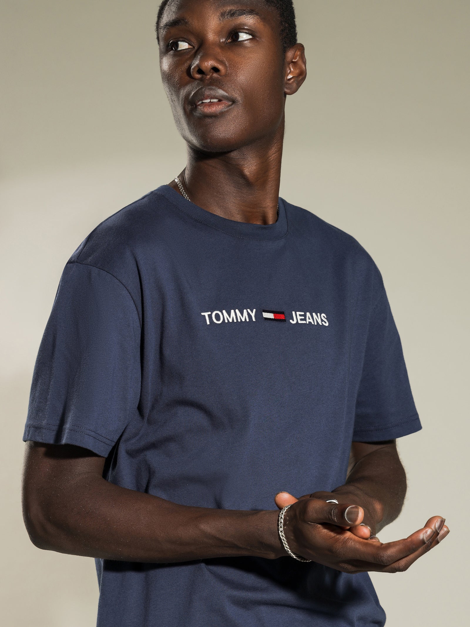 Logo Embroidered Organic Cotton T-Shirt