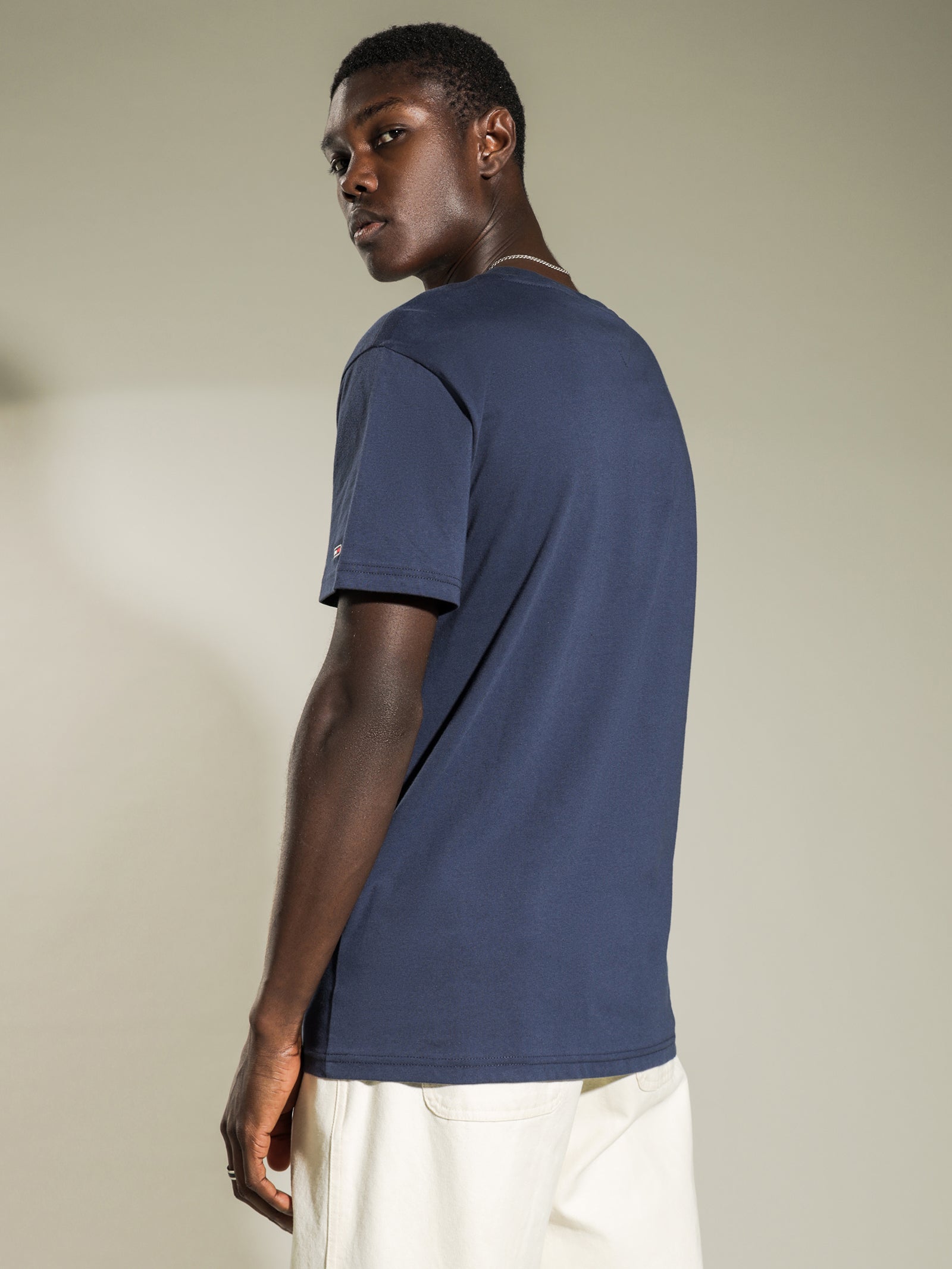 Logo Embroidered Organic Cotton T-Shirt