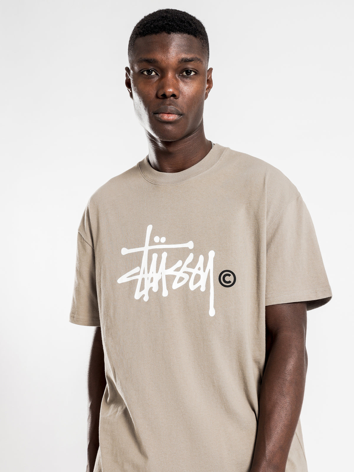 Stussy TM Short Sleeve T-Shirt | Beige