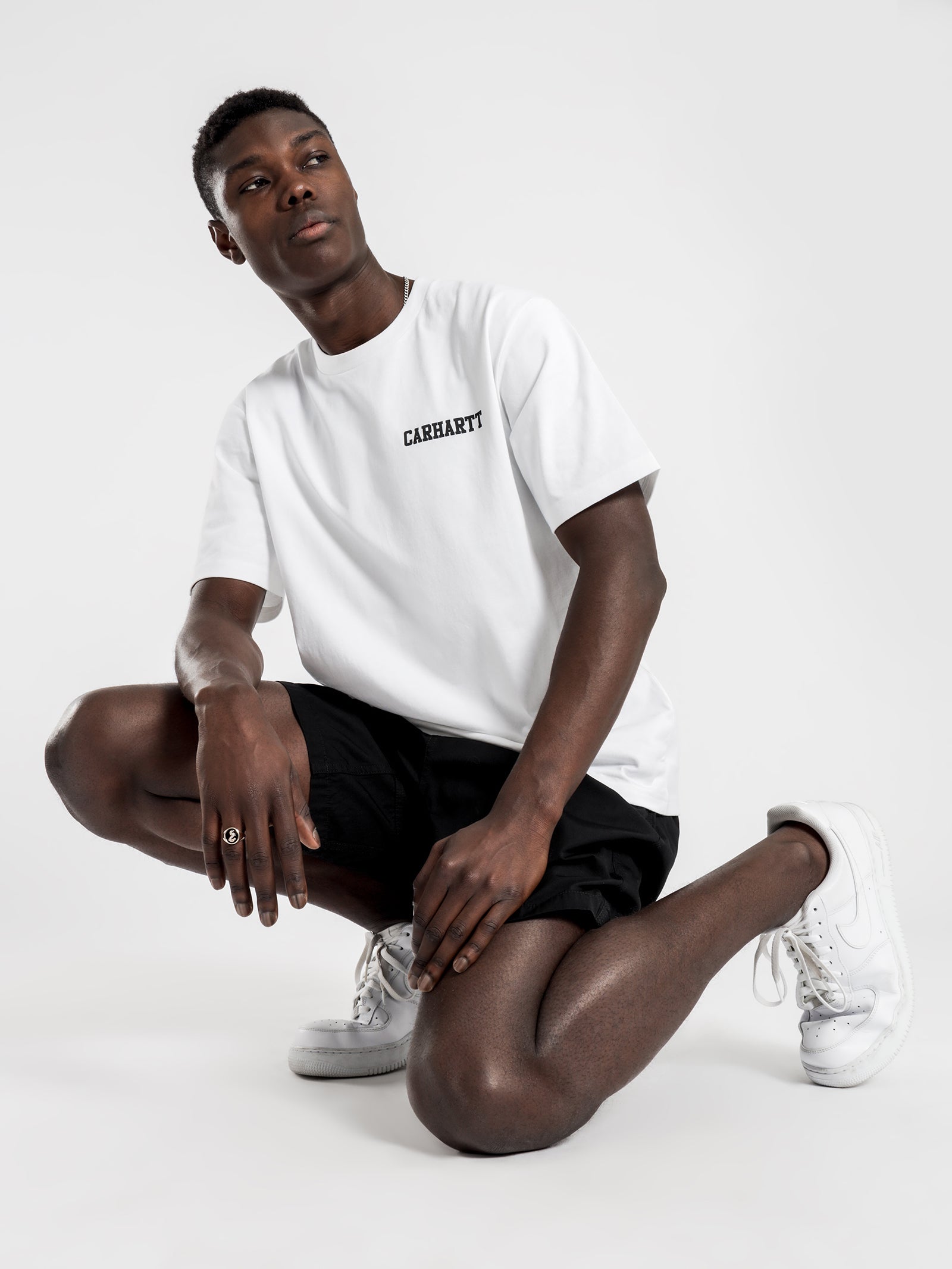 Short Sleeve College Script T-Shirt