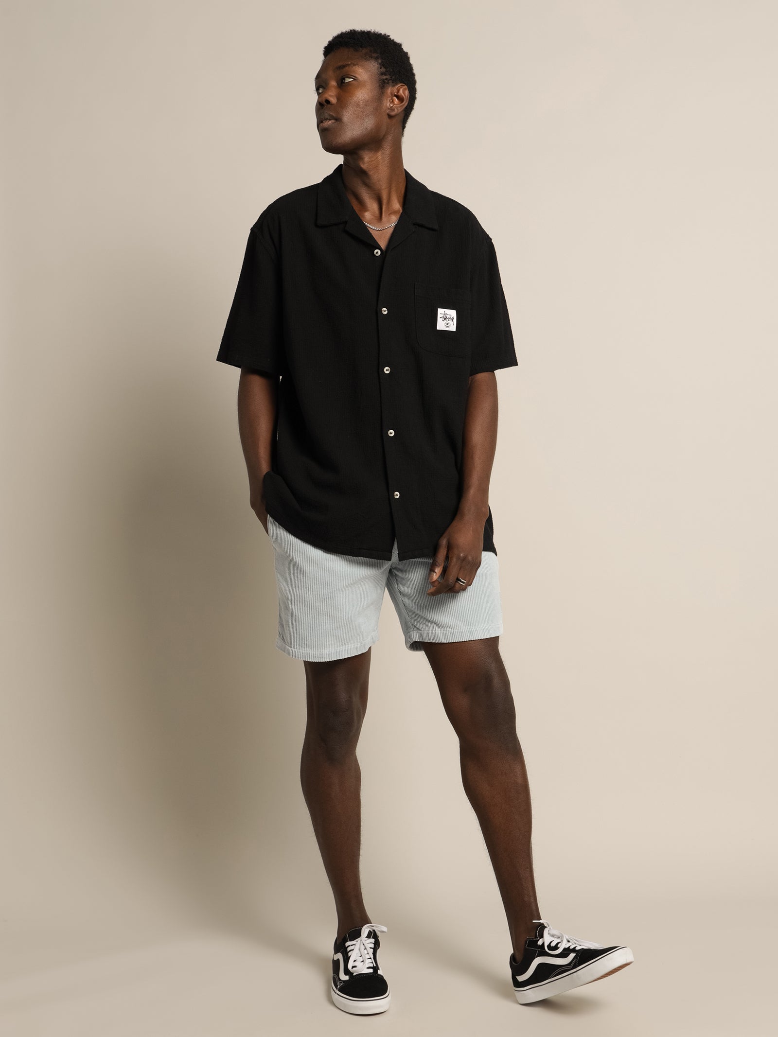 Grid Seersucker Shirt