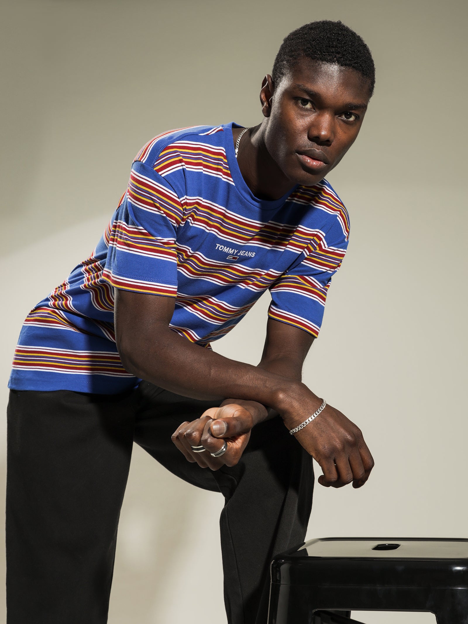 Stripe Layout T-Shirt