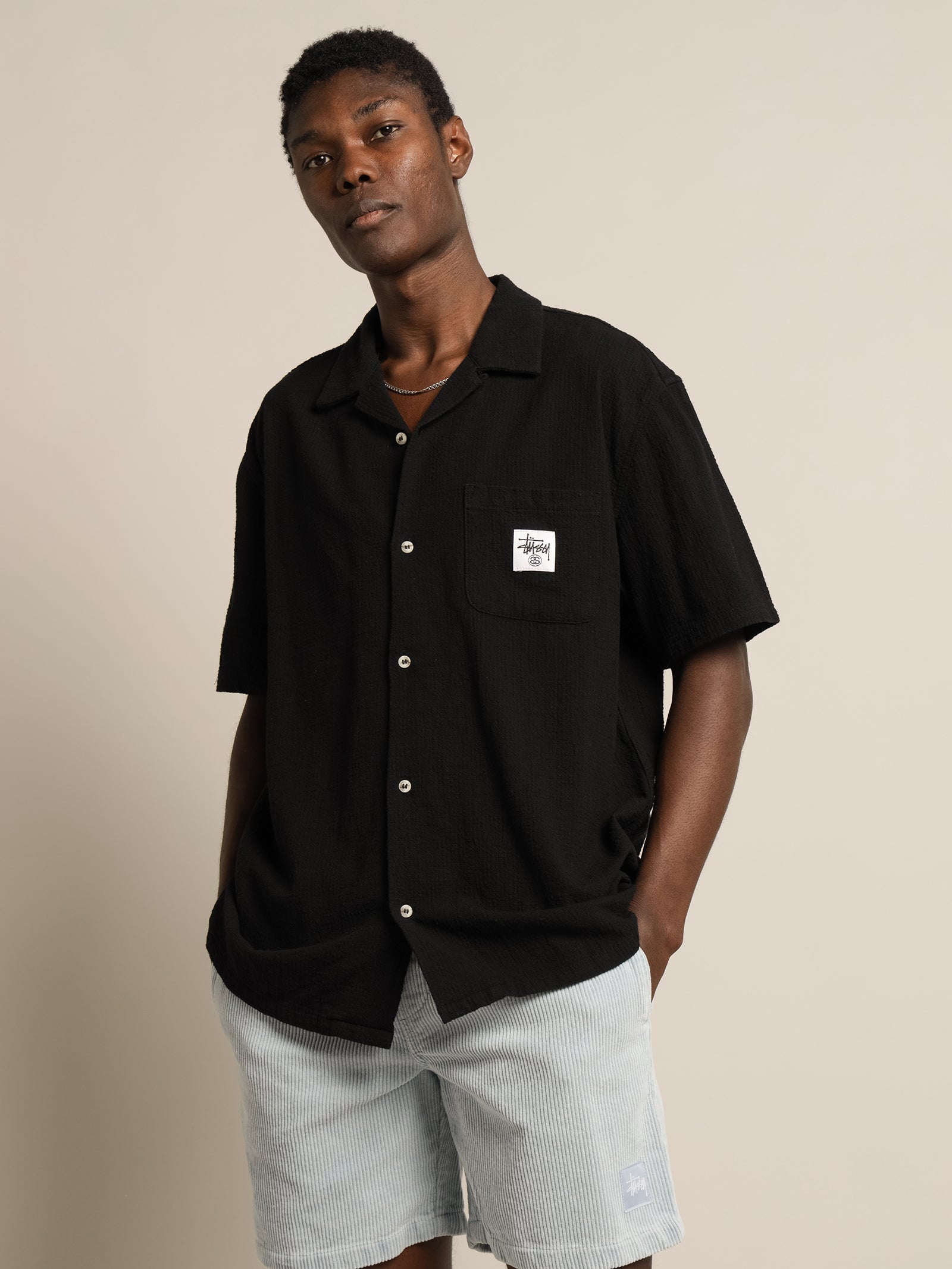 Grid Seersucker Shirt