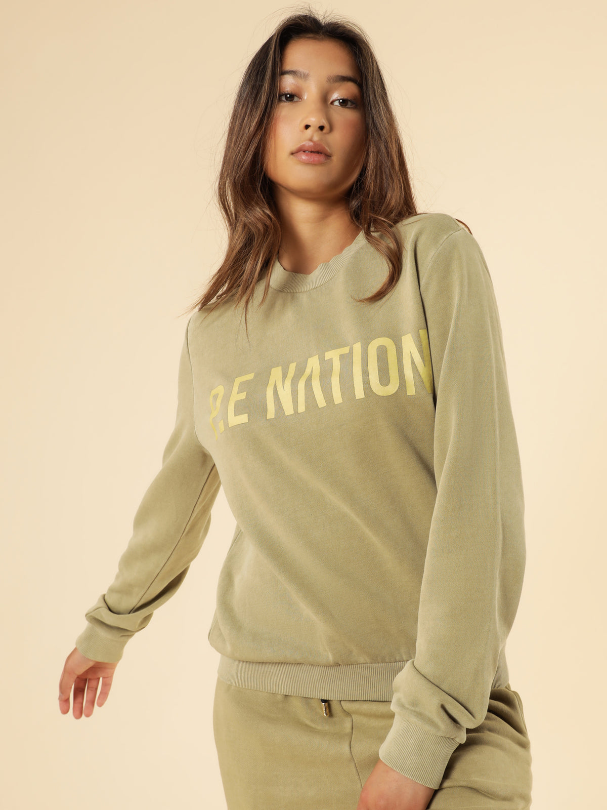 Fortify Sweater in Olive Grey
