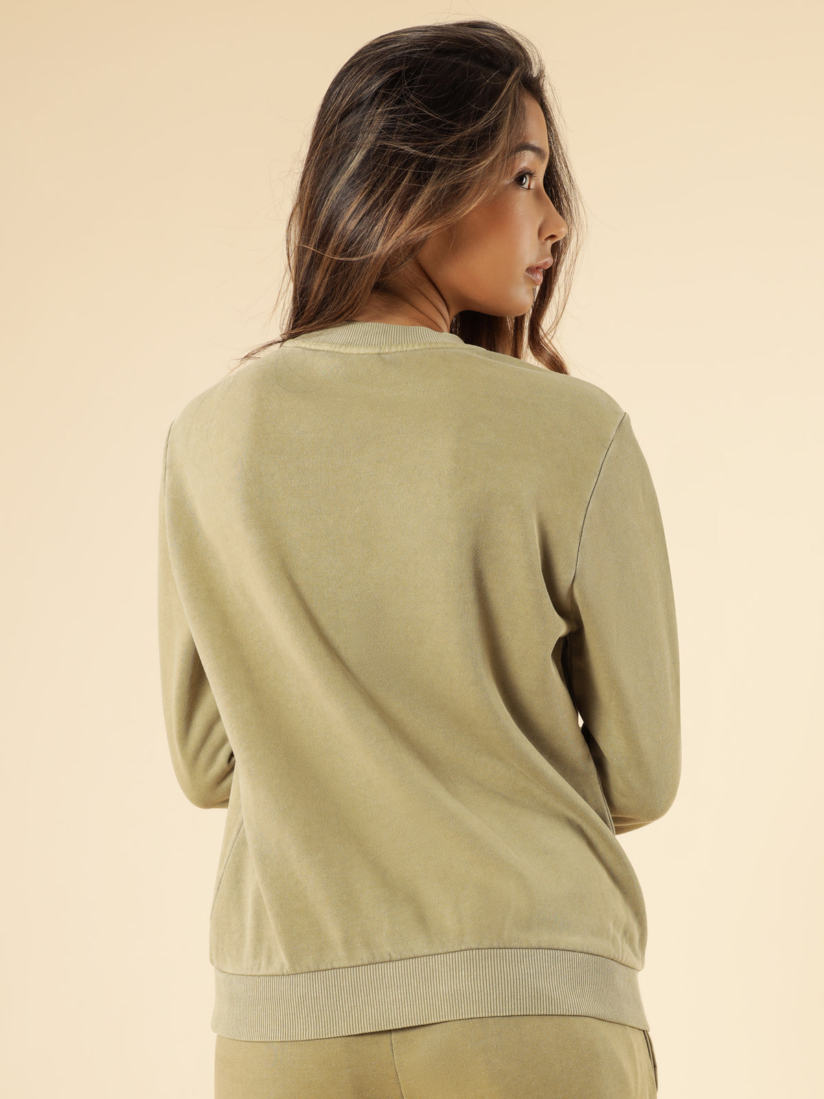 Fortify Sweater in Olive Grey