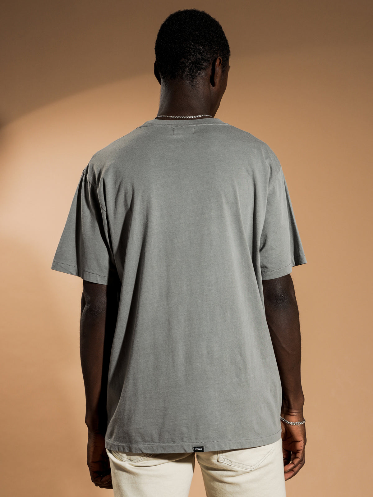 Thrills Minimal Merch Fit T-Shirt | Grey