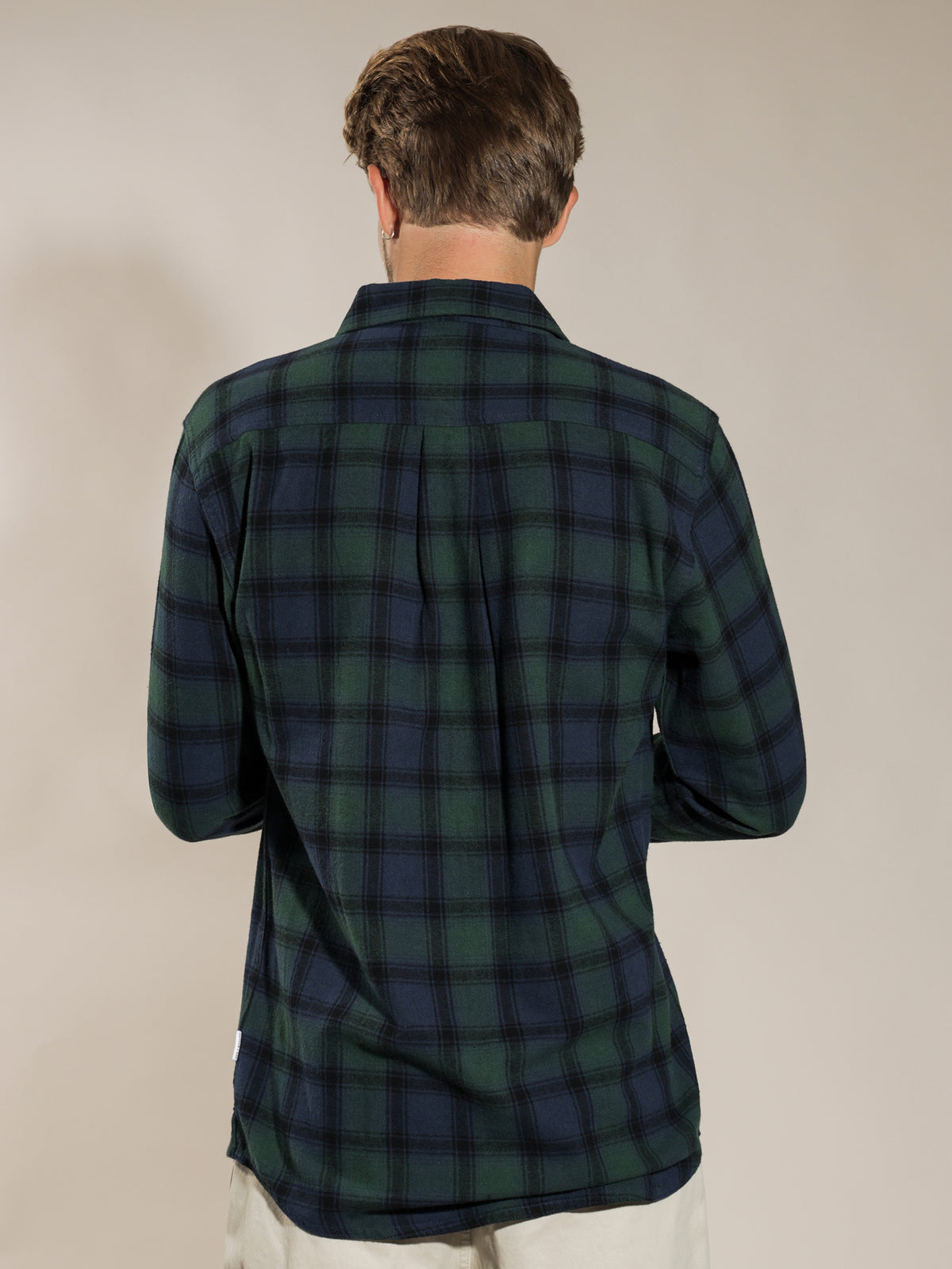 Cyrus Plaid Long Sleeve Shirt in Forest Plaid