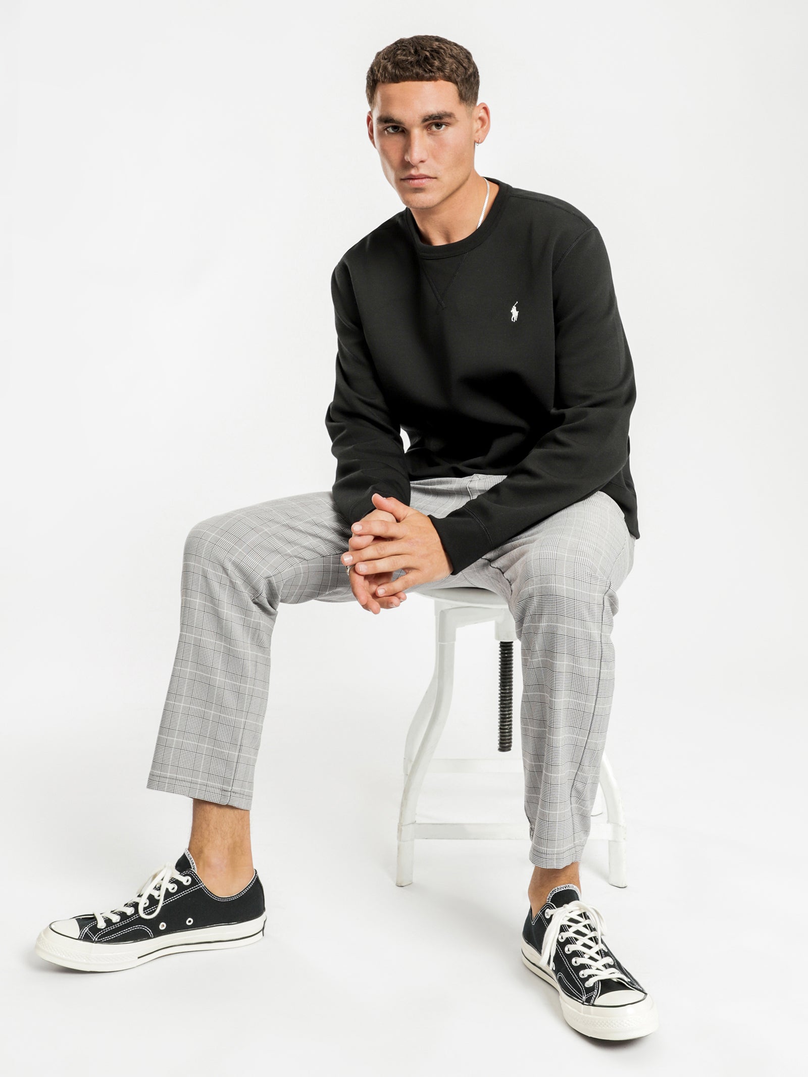 Polo Long Sleeve Crew Knit