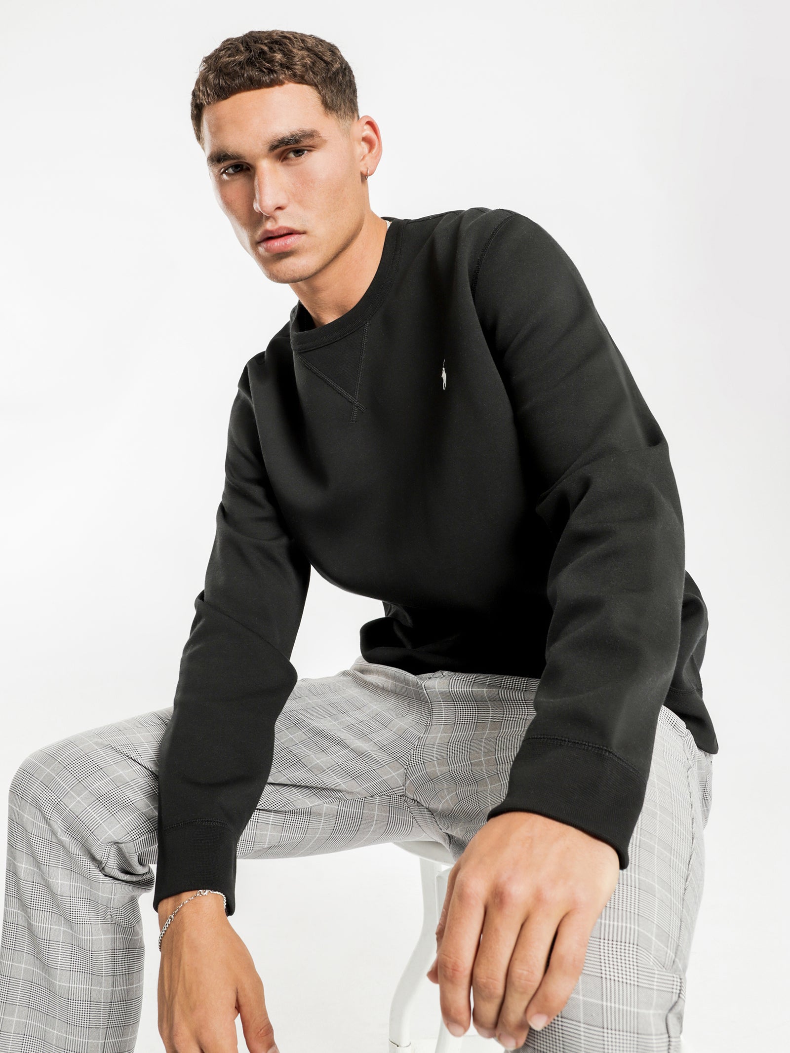 Polo Long Sleeve Crew Knit