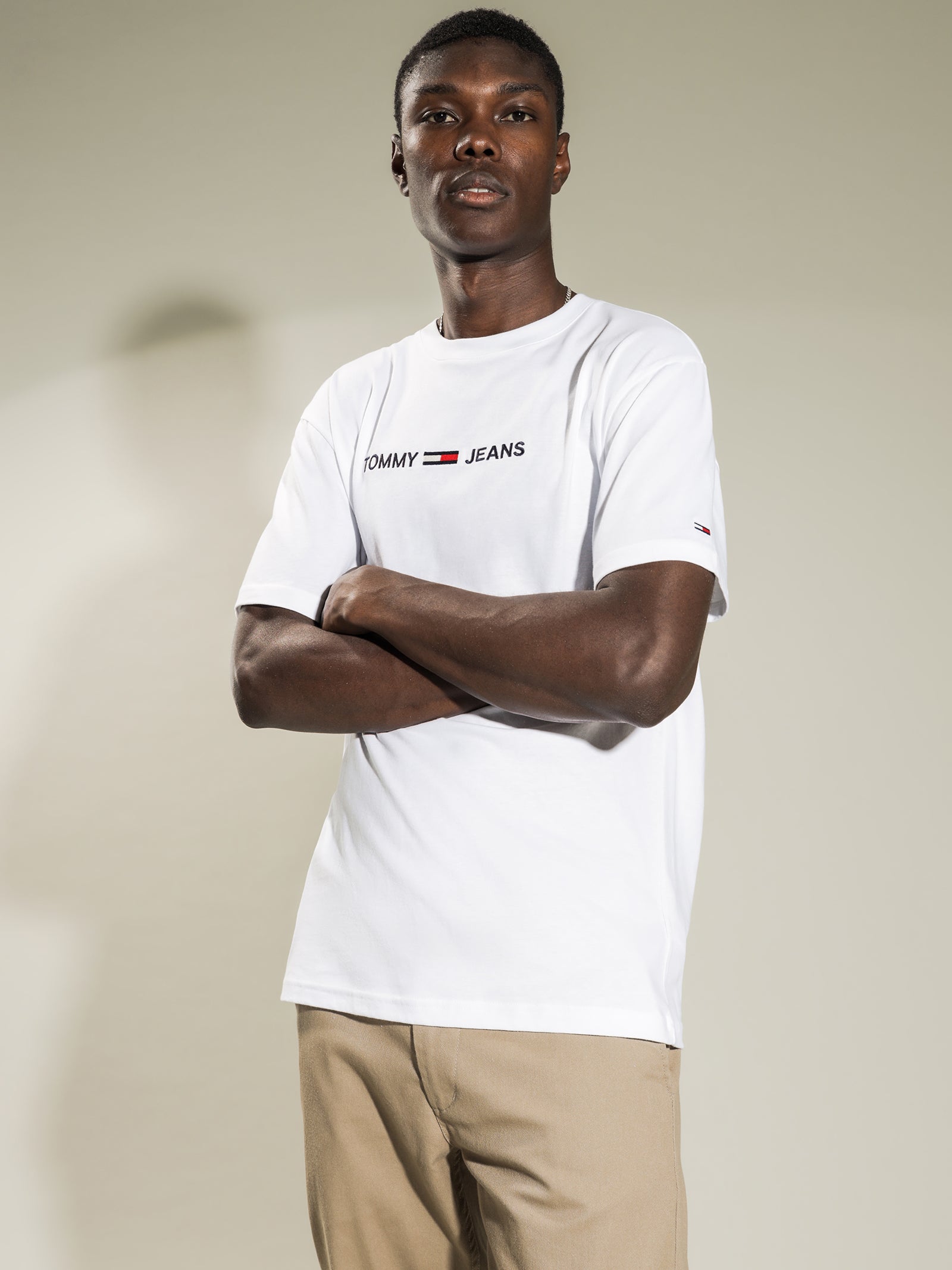 Logo Embroidered Organic Cotton T-Shirt