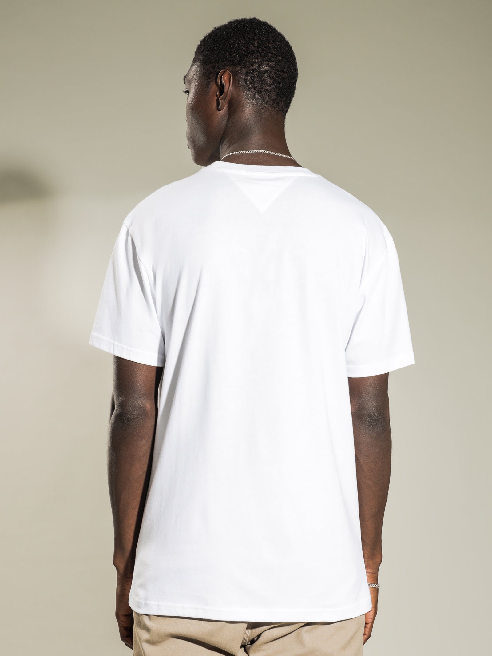 Logo Embroidered Organic Cotton T-Shirt