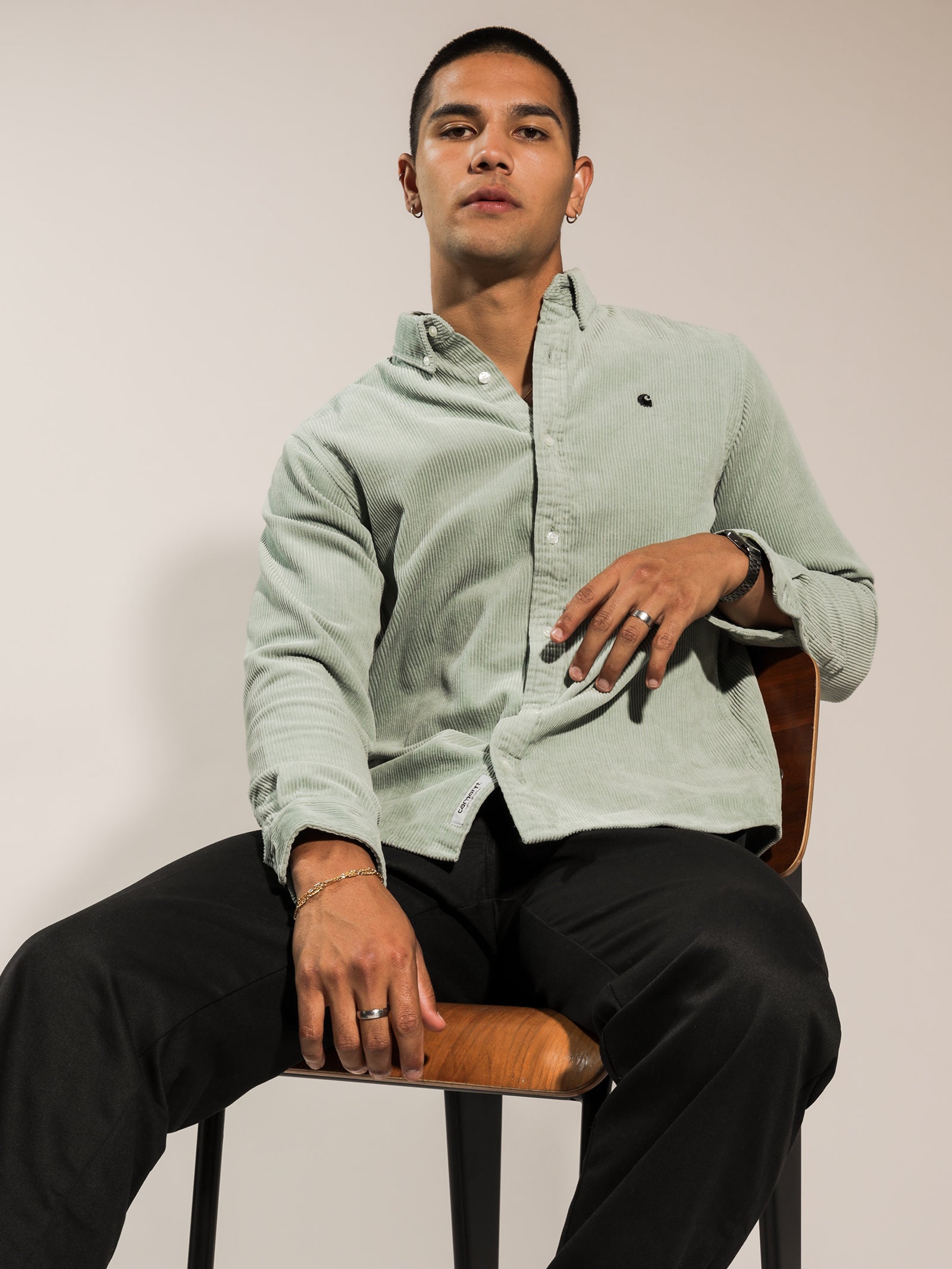 Maddison Corduroy Long Sleeve T-Shirt