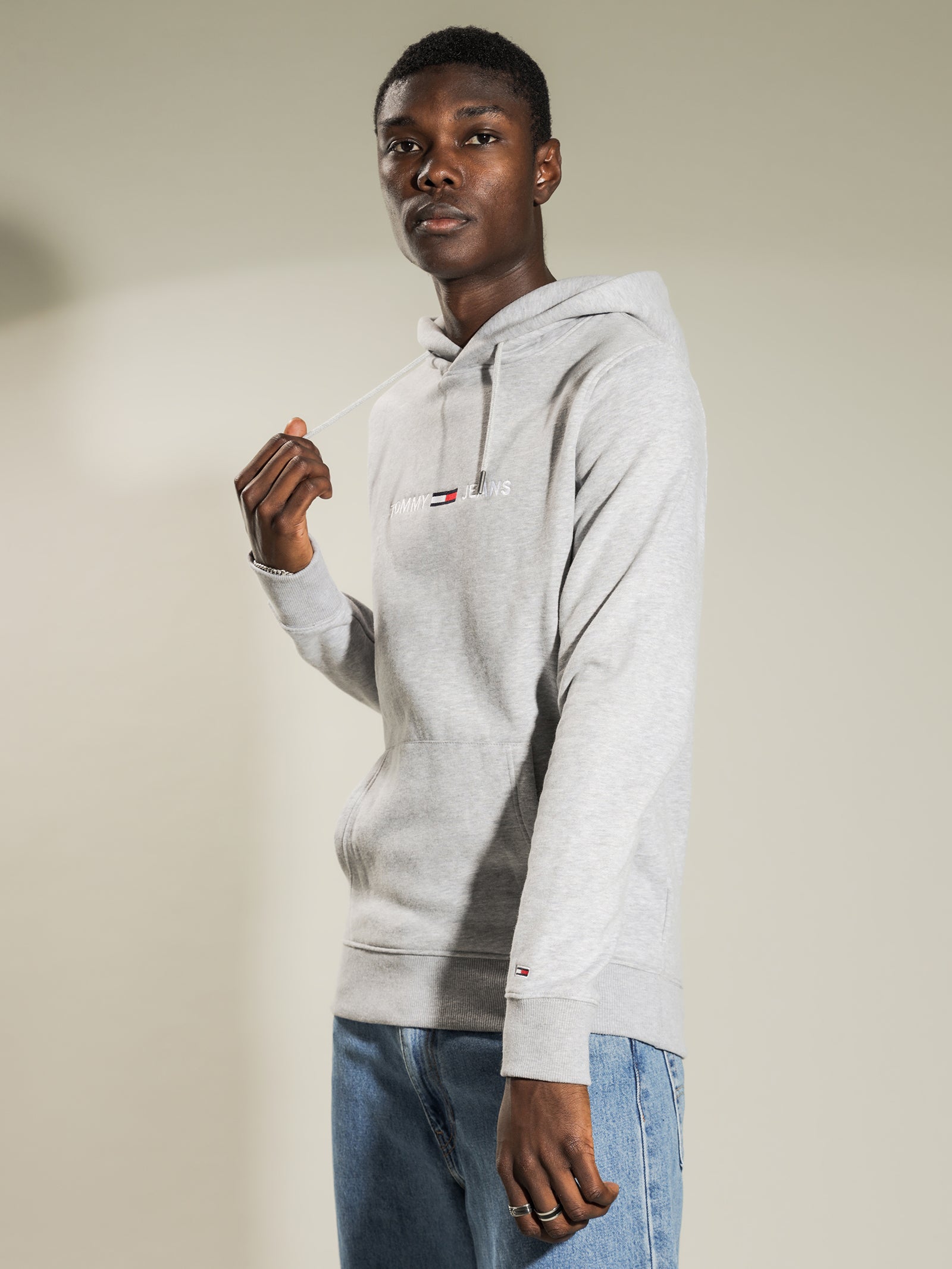 Straight Logo Hoodie